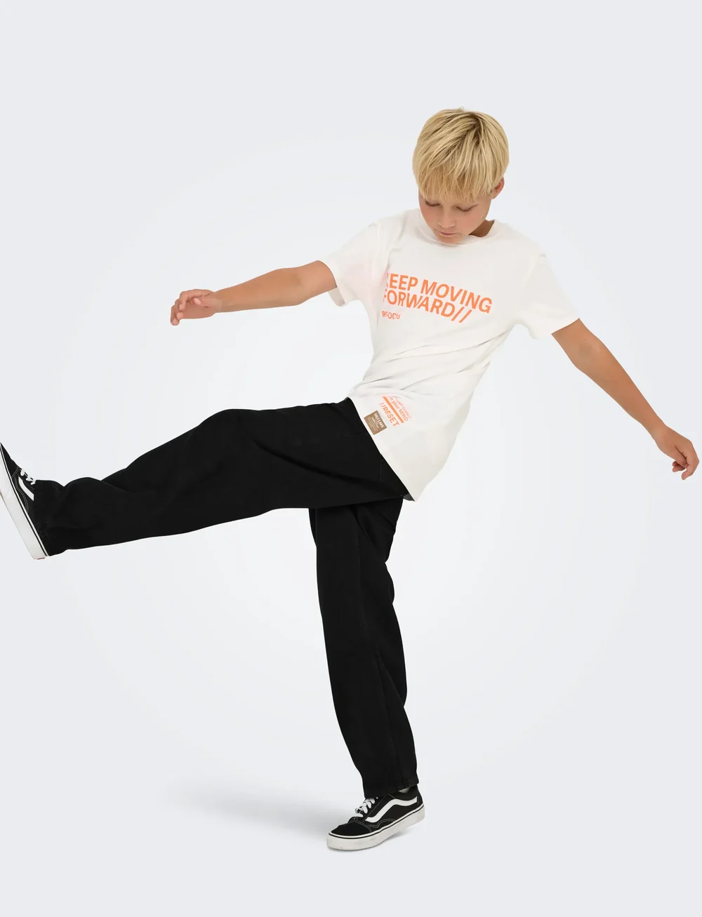 ONLY & SONS - OSJFADE LOOSE BLACK 2874 PIM DNM NOOS - loose jeans - black denim - 4