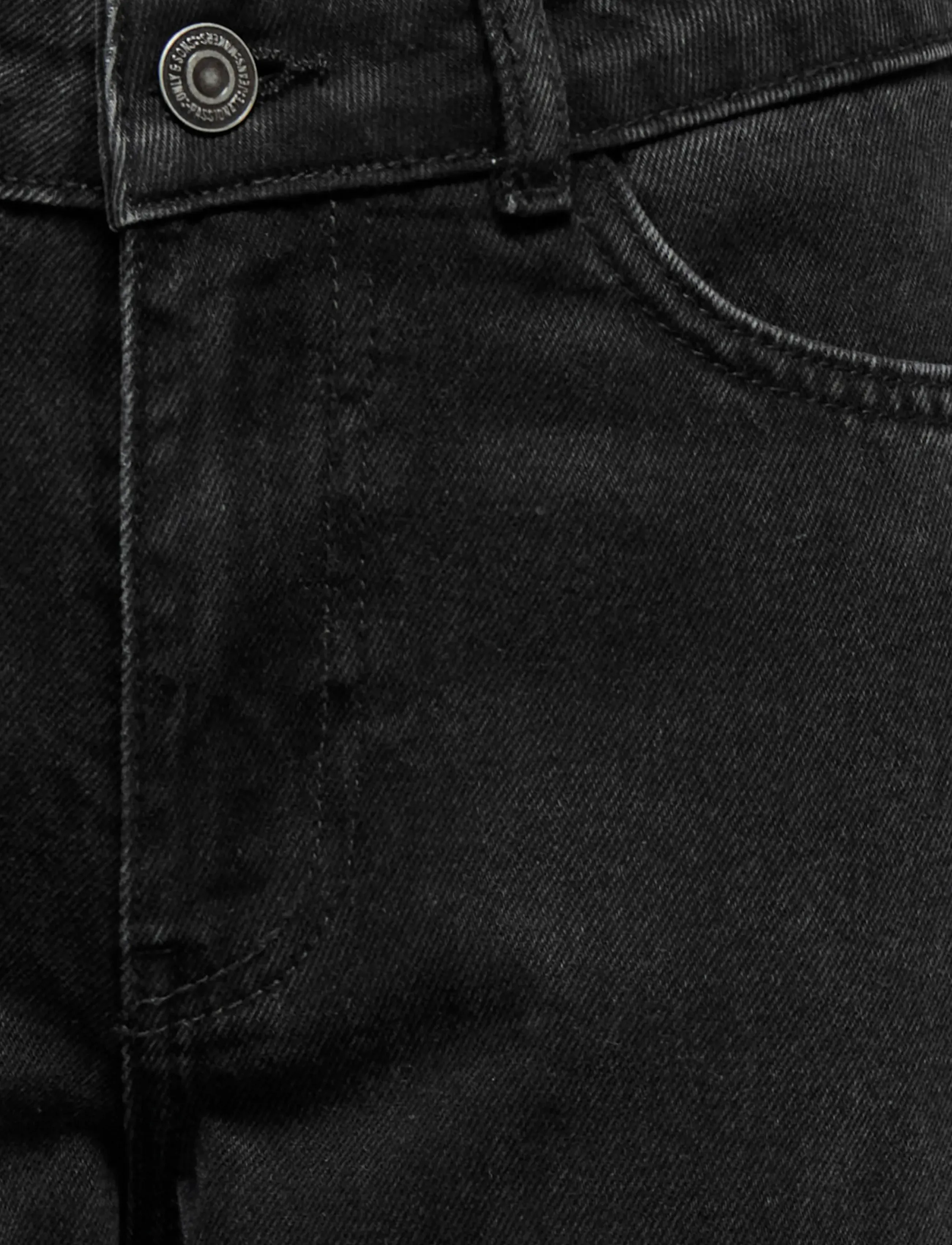 ONLY & SONS - OSJFADE LOOSE BLACK 2874 PIM DNM NOOS - alt laienevad teksad - black denim - 5