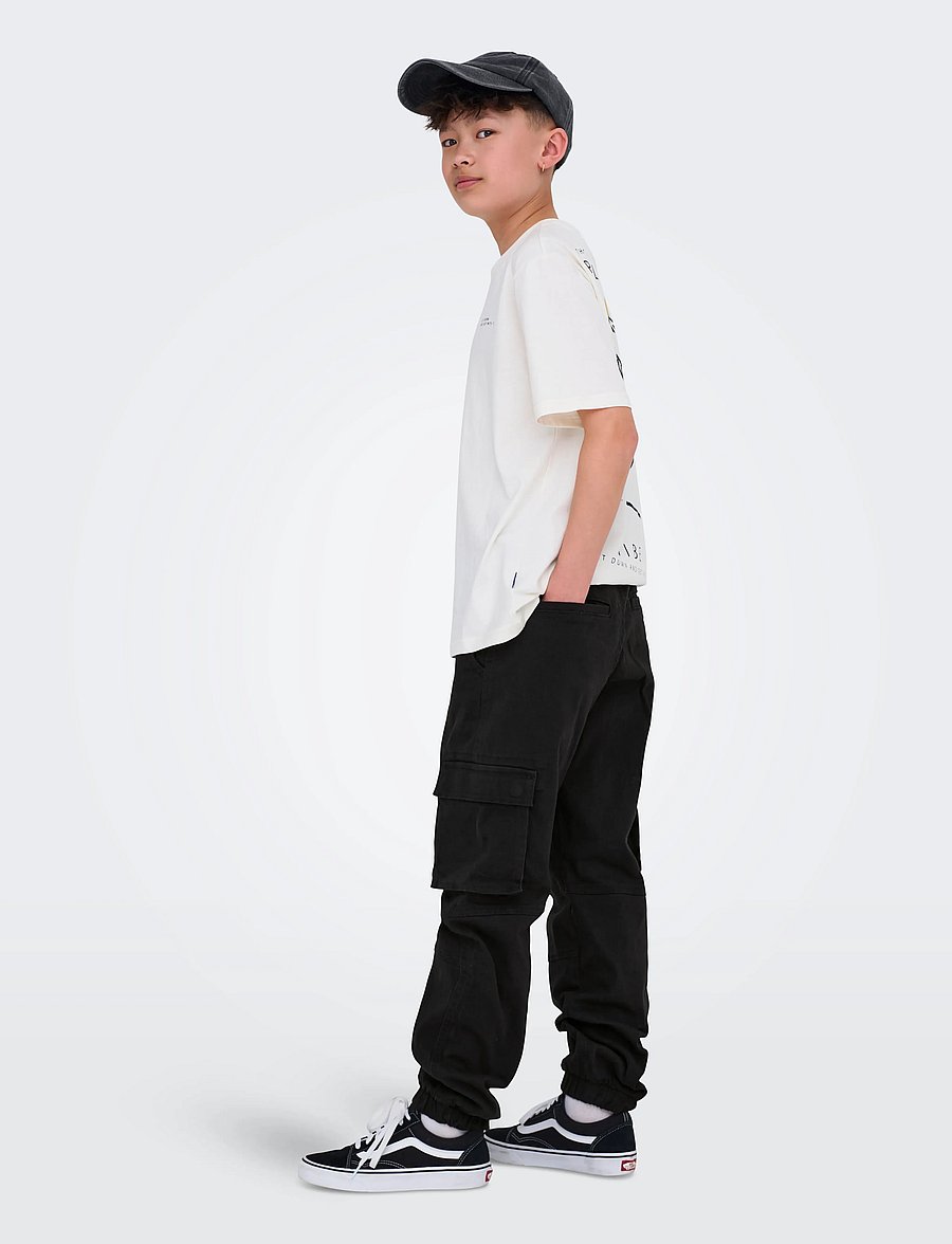 ONLY & SONS - OSJCAM STAGE CARGO CUFF LIFE NOOS - cargohosen - black - 3