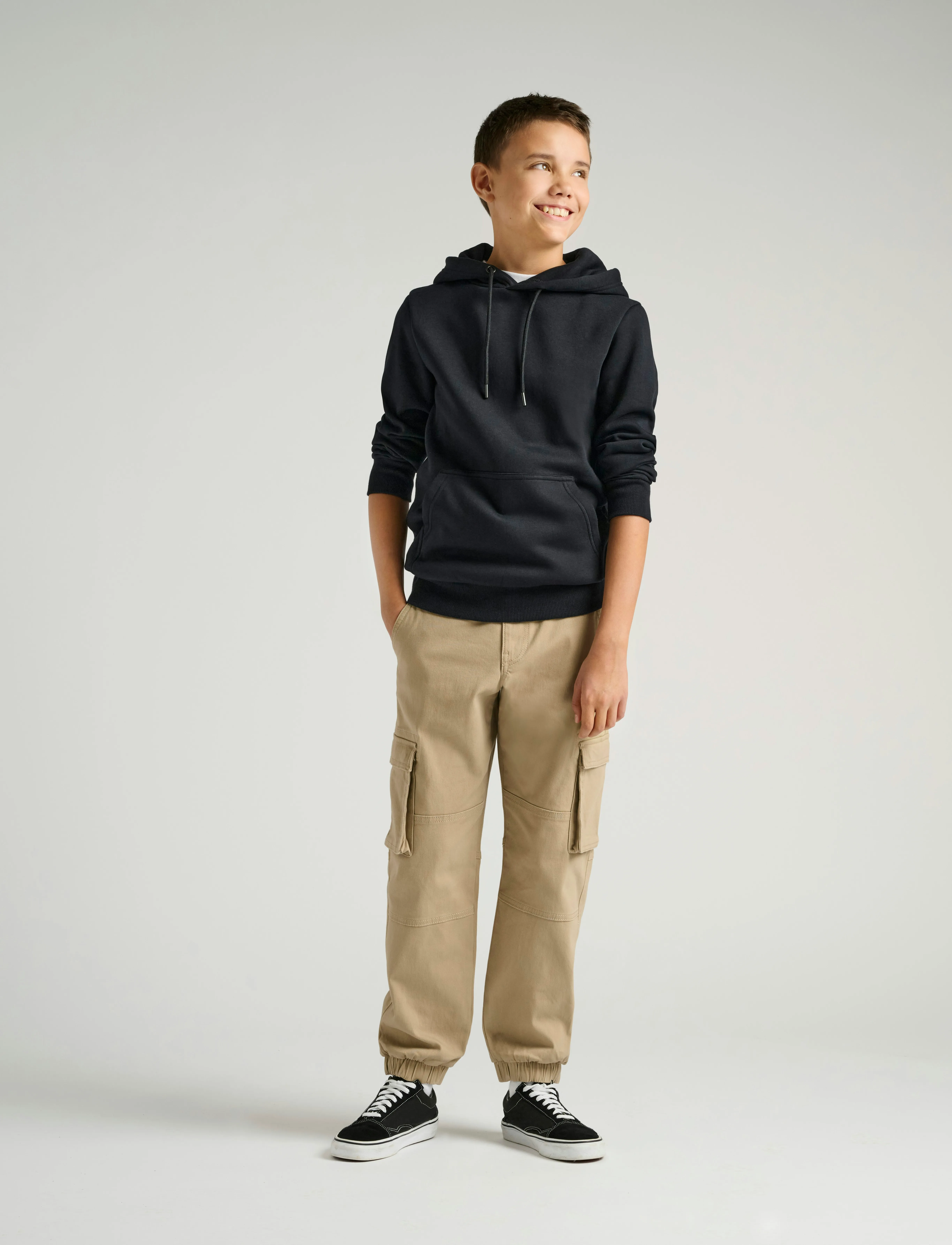 ONLY & SONS Osjcam Stage Cargo Cuff Life Noos, 158, Beige, Underdele > Cargo Pants, Børn