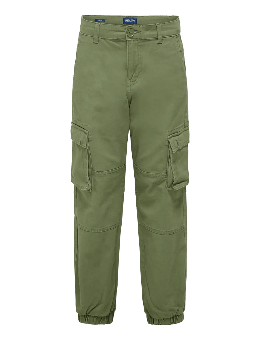 ONLY & SONS - OSJCAM STAGE CARGO CUFF LIFE NOOS - cargohosen - deep lichen green - 1