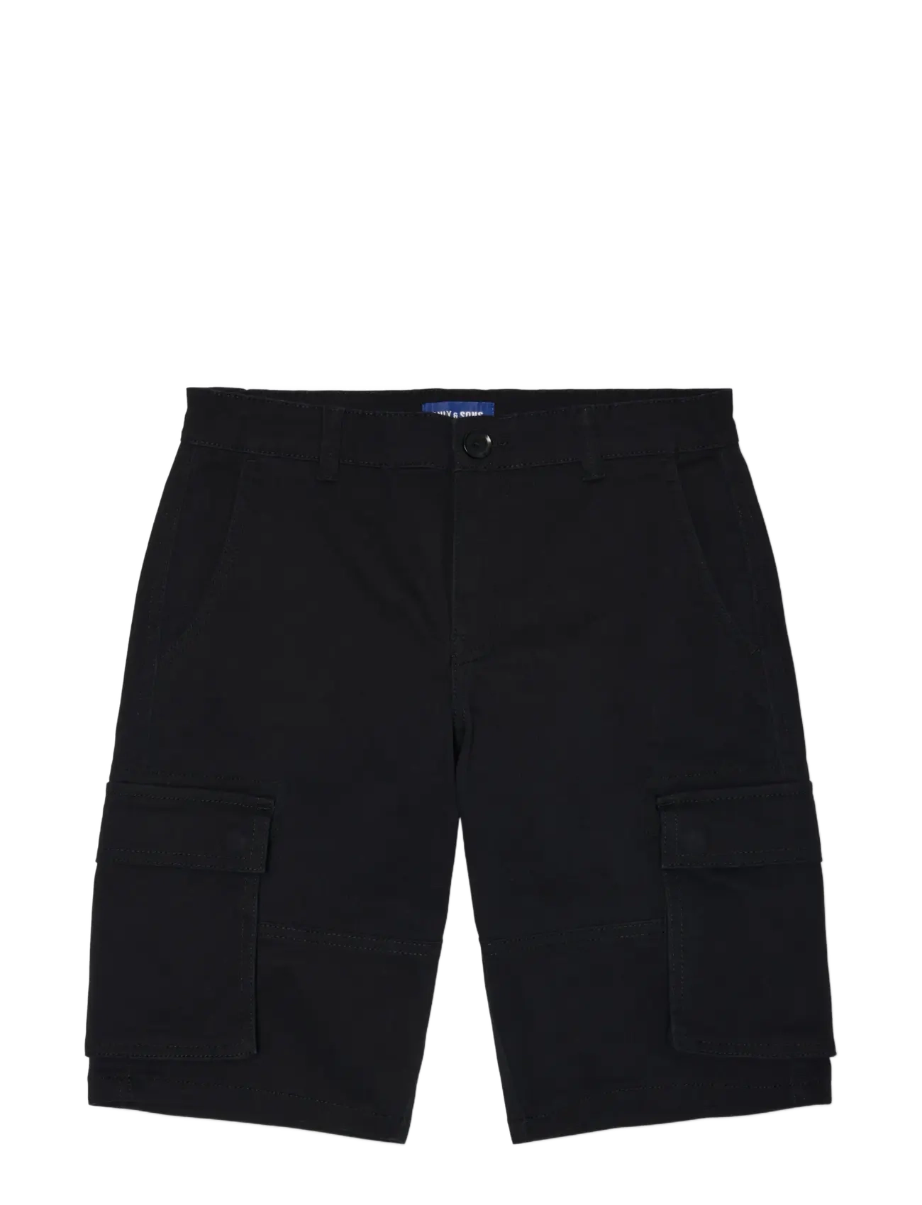 ONLY & SONS Osjcam Stage Cargo Shorts Life Pnt, Børn, Cargo Shorts, Sort, Str: 128