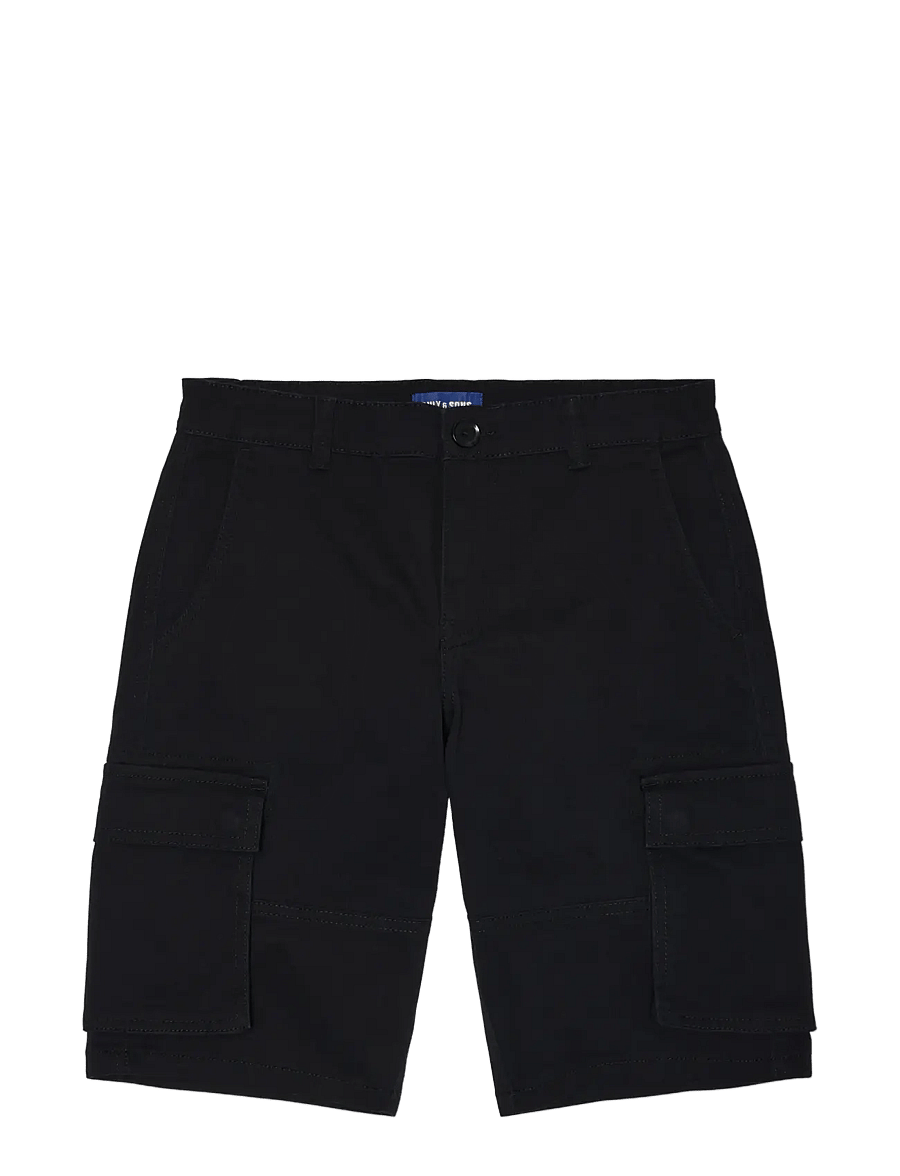ONLY & SONS - OSJCAM STAGE CARGO SHORTS LIFE PNT - lühikesed kargopüksid - black - 0