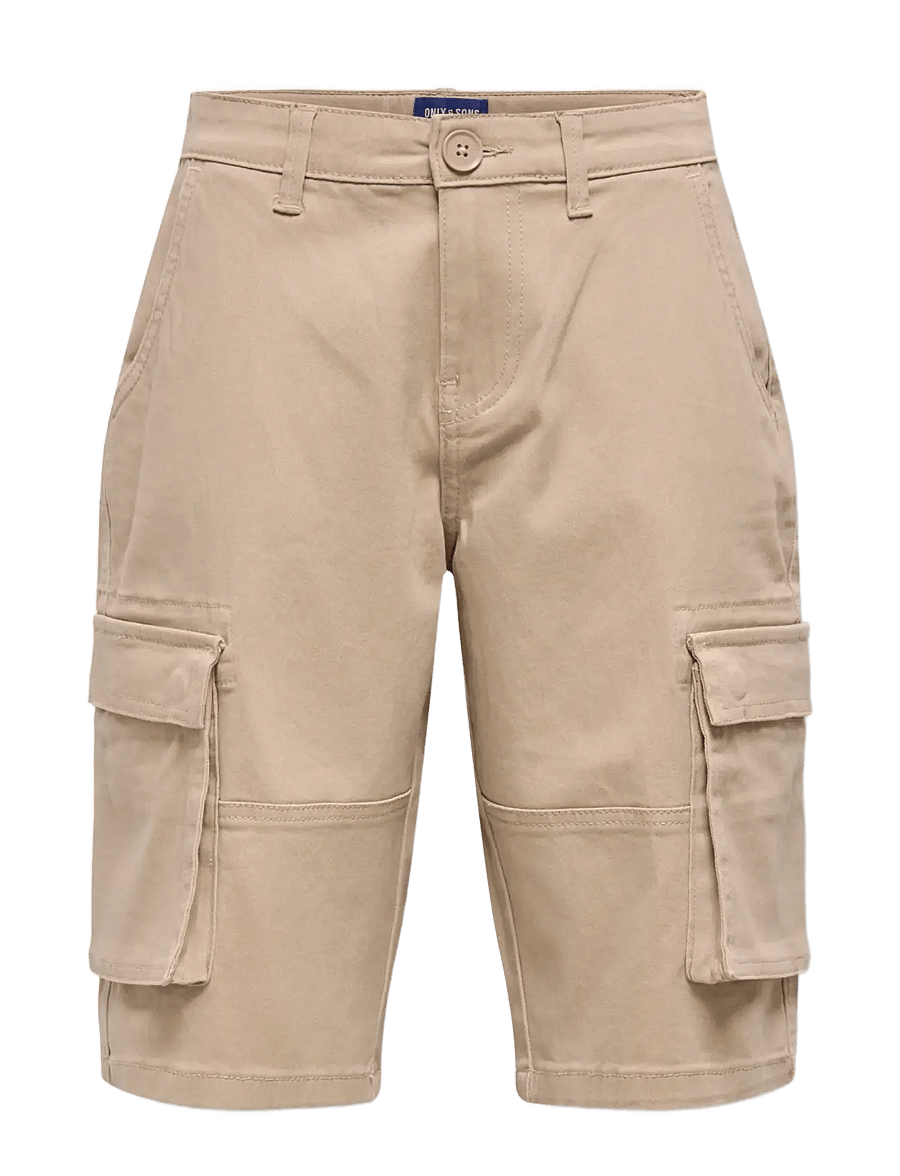 ONLY & SONS - OSJCAM STAGE CARGO SHORTS LIFE PNT - lühikesed kargopüksid - chinchilla - 1