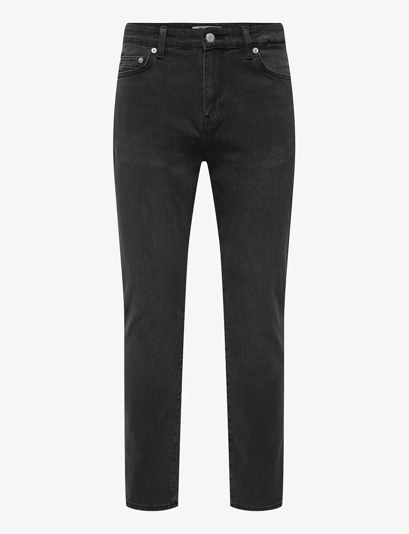 ONLY & SONS - ONSROPE SLIM TAPERED BOX DNM PIM ENT - tapered jeans - washed black - 0