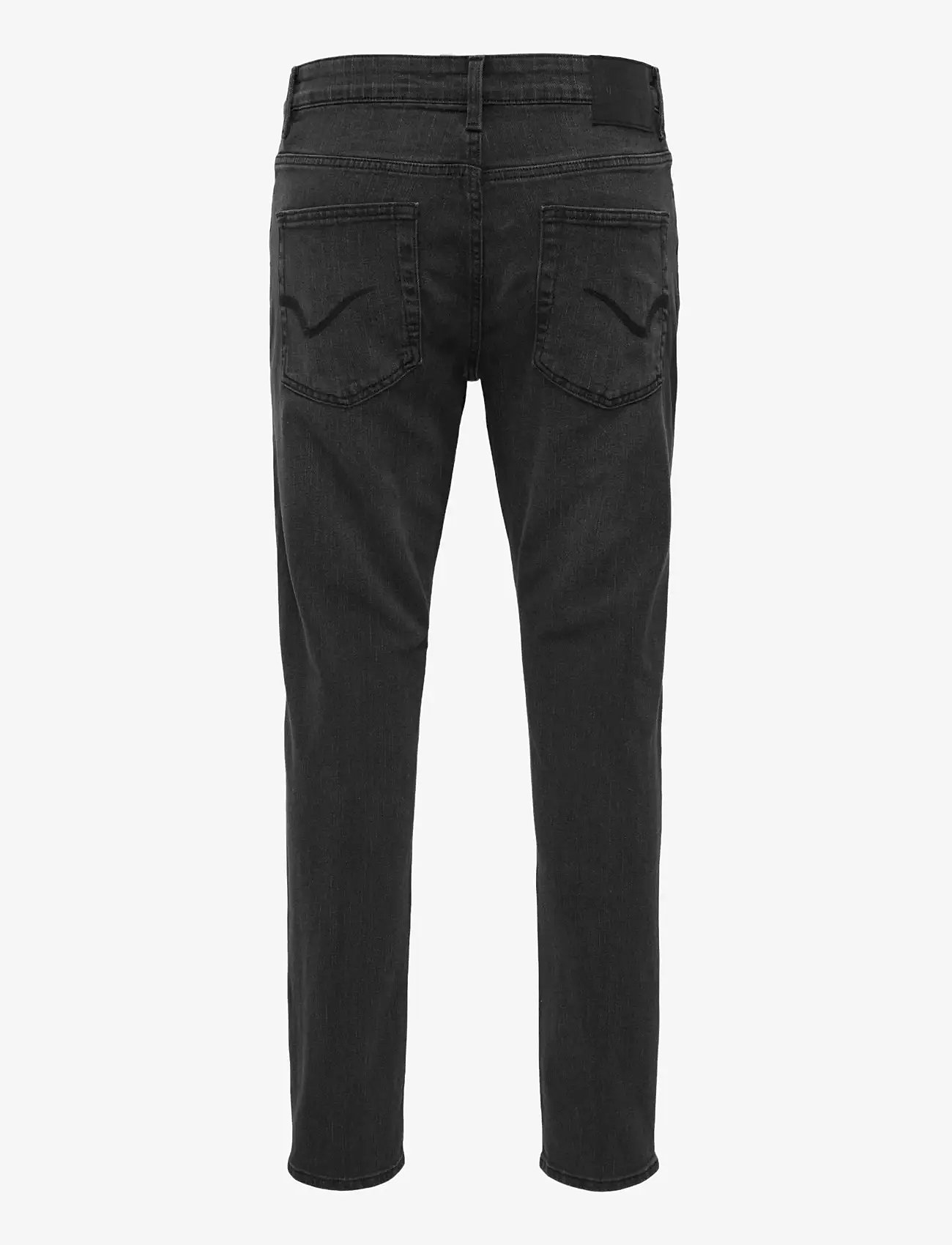 ONLY & SONS - ONSROPE SLIM TAPERED BOX DNM PIM ENT - tapered jeans - washed black - 1