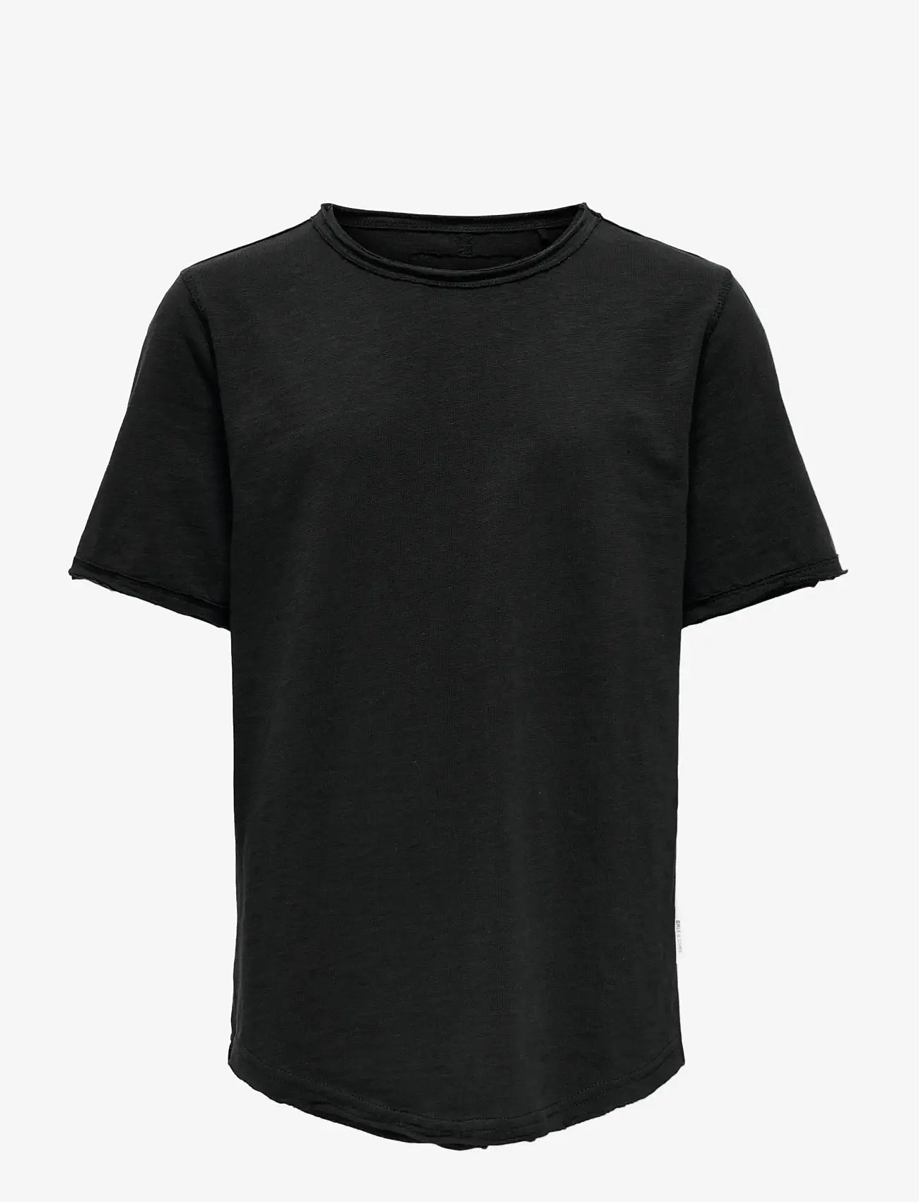 ONLY & SONS - OSJBENNE LONGY SS TEE JRS NOOS - kortärmade t-shirts - black - 1