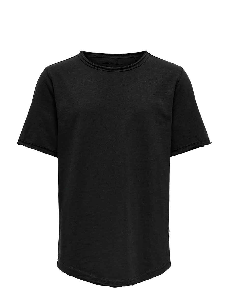ONLY & SONS - OSJBENNE LONGY SS TEE JRS NOOS - korte mouwen - black - 1