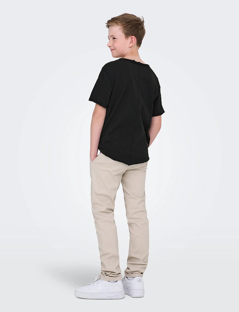 ONLY & SONS - OSJBENNE LONGY SS TEE JRS NOOS - kortärmade t-shirts - black - 3