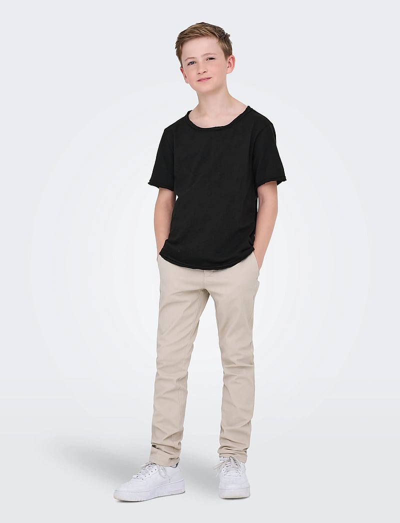 ONLY & SONS - OSJBENNE LONGY SS TEE JRS NOOS - kortärmade t-shirts - black - 5