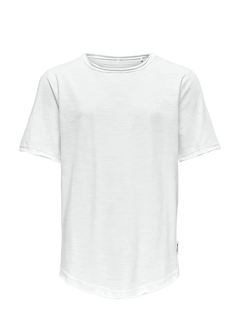 ONLY & SONS - OSJBENNE LONGY SS TEE JRS NOOS - kurzärmelige - bright white - 1