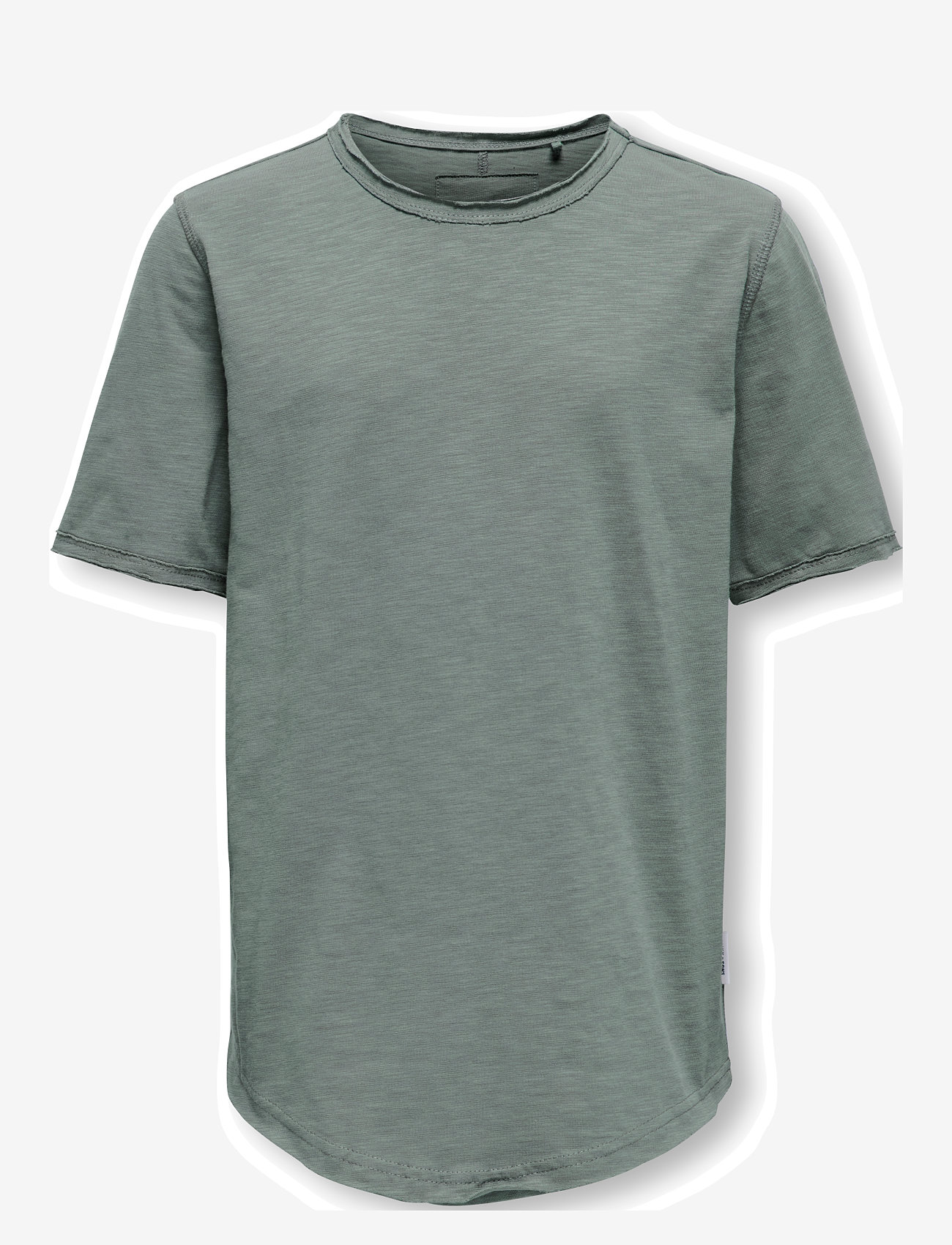 ONLY & SONS - OSJBENNE LONGY SS TEE JRS NOOS - kortærmede t-shirts - castor gray - 1