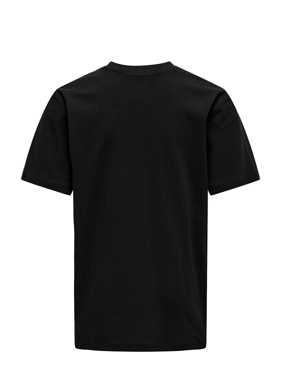 ONLY & SONS - OSJMAX LIFE SS STITCH TEE JRS NOOS - kurzärmelige - black - 2