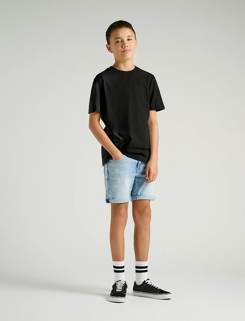 ONLY & SONS - OSJMAX LIFE SS STITCH TEE JRS NOOS - kortærmede t-shirts - black - 0