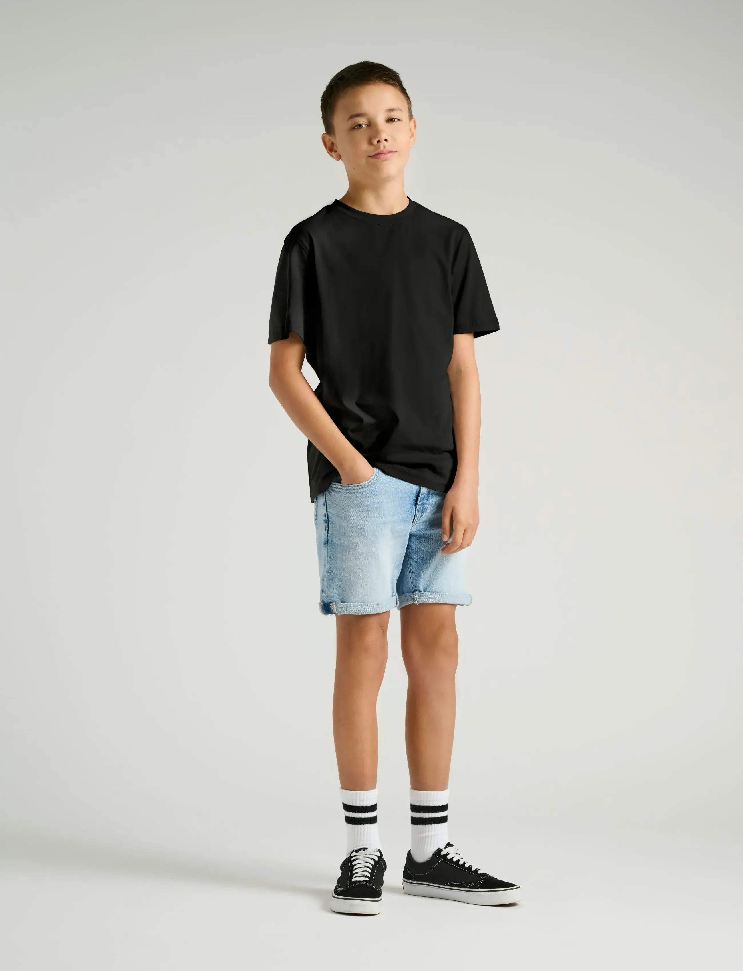 ONLY & SONS OSJMAX LIFE SS STITCH TEE JRS NOOS - Kortærmede T-shirts - BLACK / black