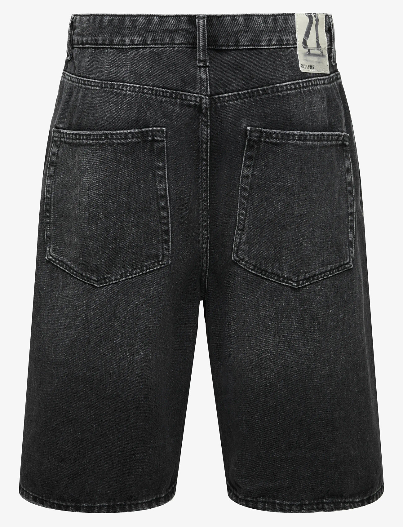 ONLY & SONS - ONSCARL BALL WB 2957 TAI DNM SHORTS NOOS - jorts - washed black - 2