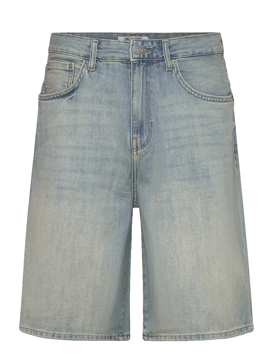 ONLY & SONS - ONSCARL BALL LB 2958 TAI DNM SHORTS NOOS - jorts - light blue denim - 1