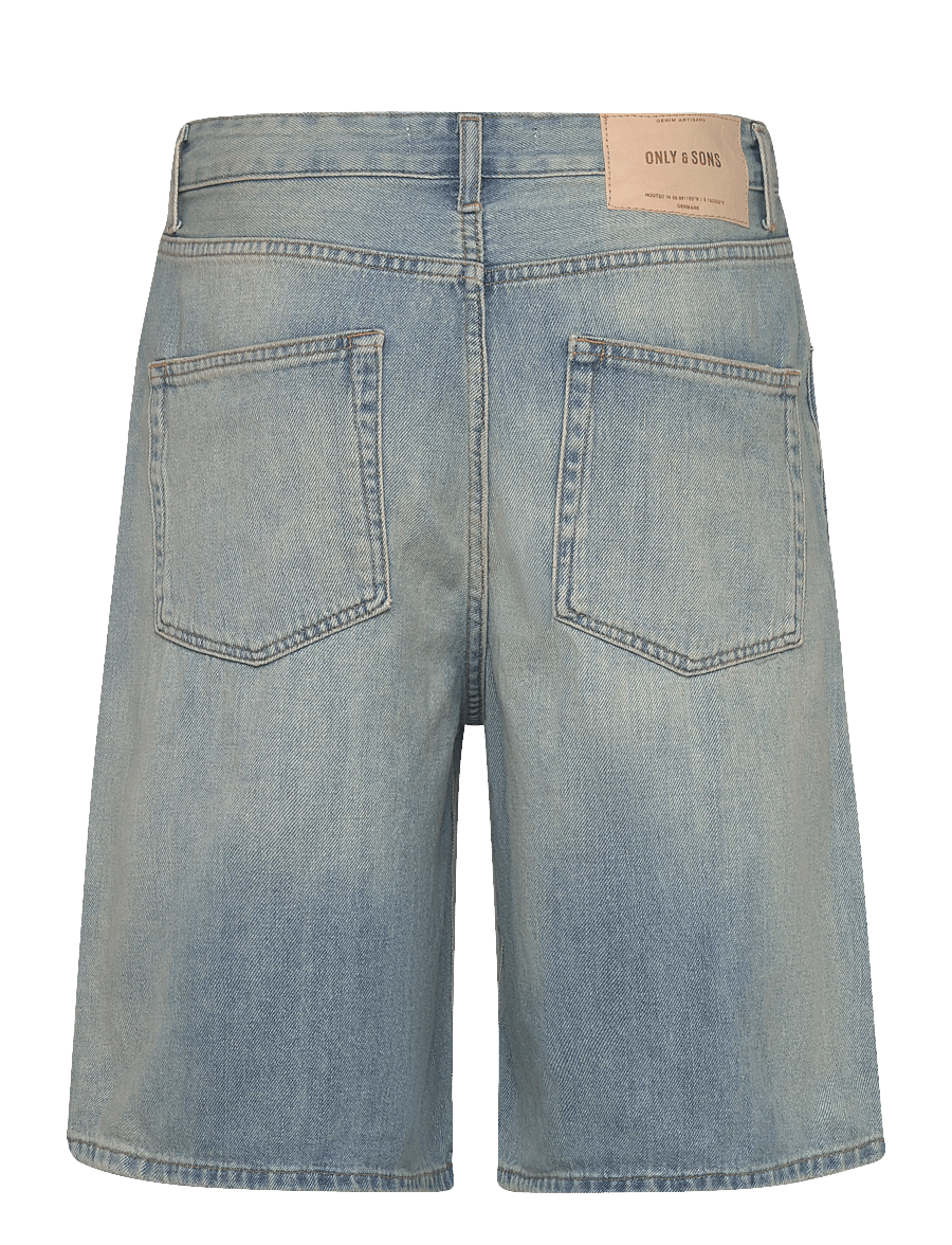 ONLY & SONS - ONSCARL BALL LB 2958 TAI DNM SHORTS NOOS - jorts - light blue denim - 2