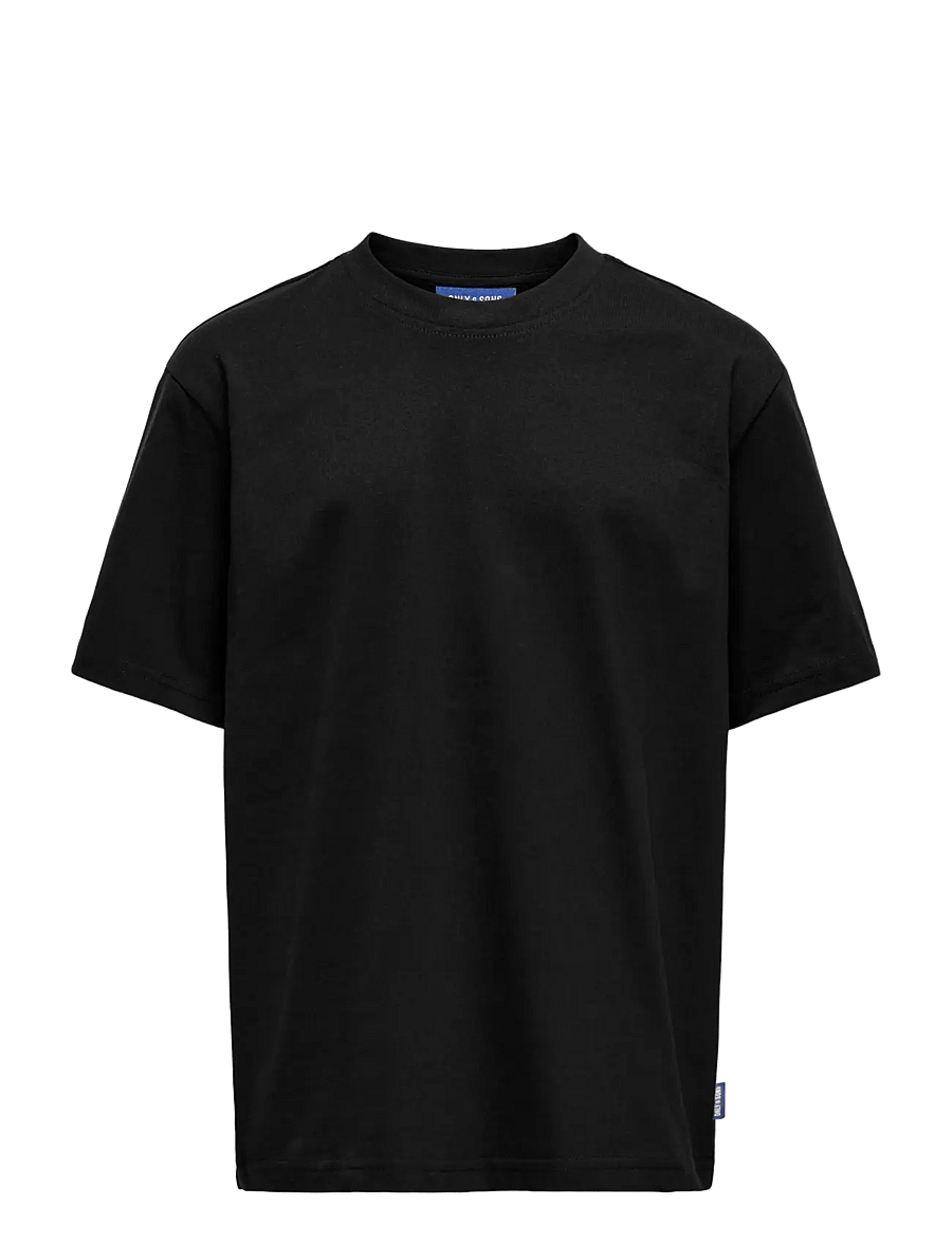 ONLY & SONS - OSJFRED LIFE RLX SS TEE JRS NOOS - kortærmede t-shirts - black - 1