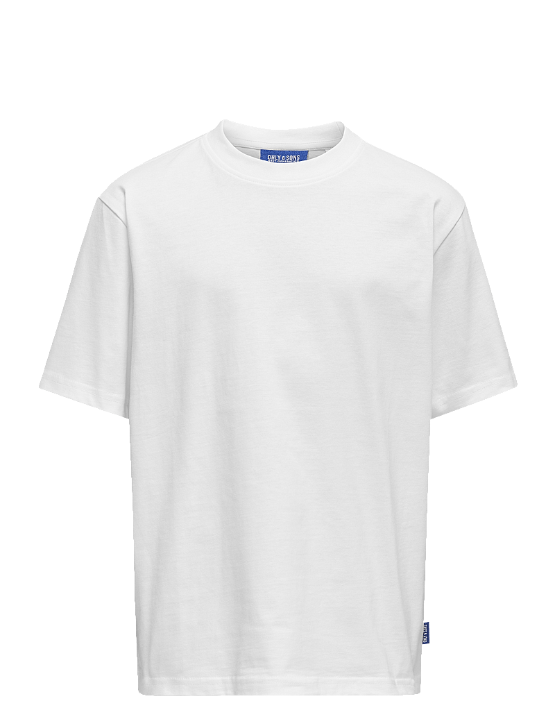 ONLY & SONS - OSJFRED LIFE RLX SS TEE JRS NOOS - kortærmede t-shirts - bright white - 1
