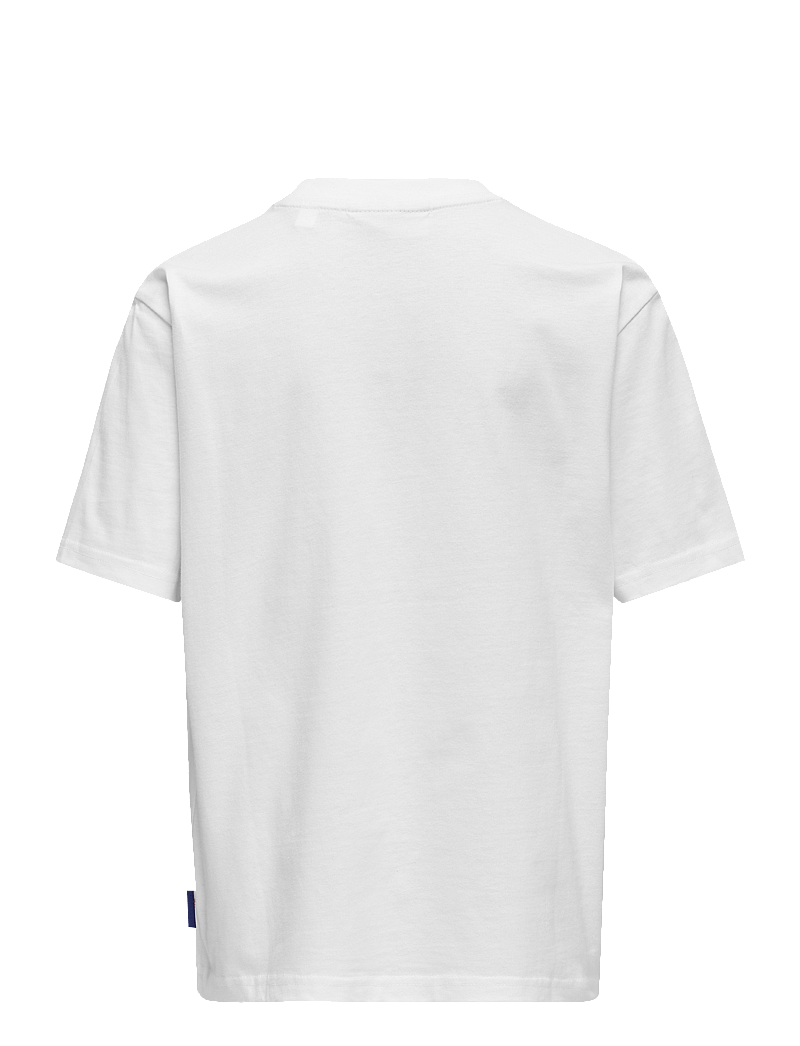 ONLY & SONS - OSJFRED LIFE RLX SS TEE JRS NOOS - kortærmede t-shirts - bright white - 2