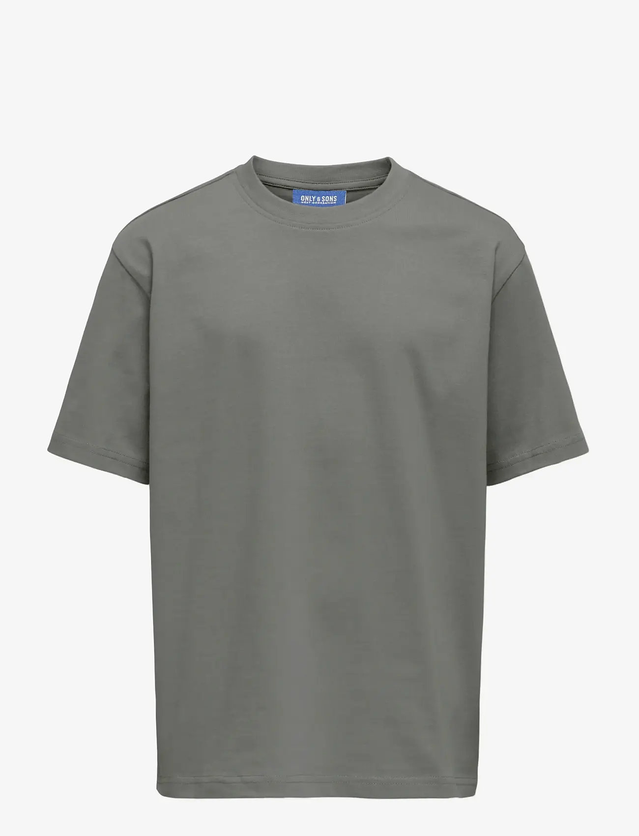 ONLY & SONS - OSJFRED LIFE RLX SS TEE JRS NOOS - kortærmede t-shirts - castor gray - 1