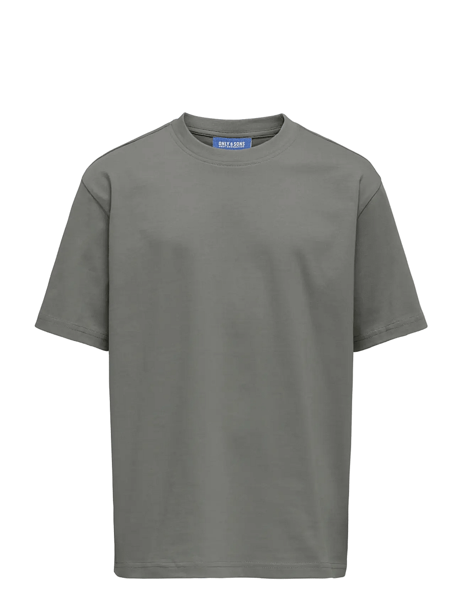 ONLY & SONS - OSJFRED LIFE RLX SS TEE JRS NOOS - kurzärmelige - castor gray - 1