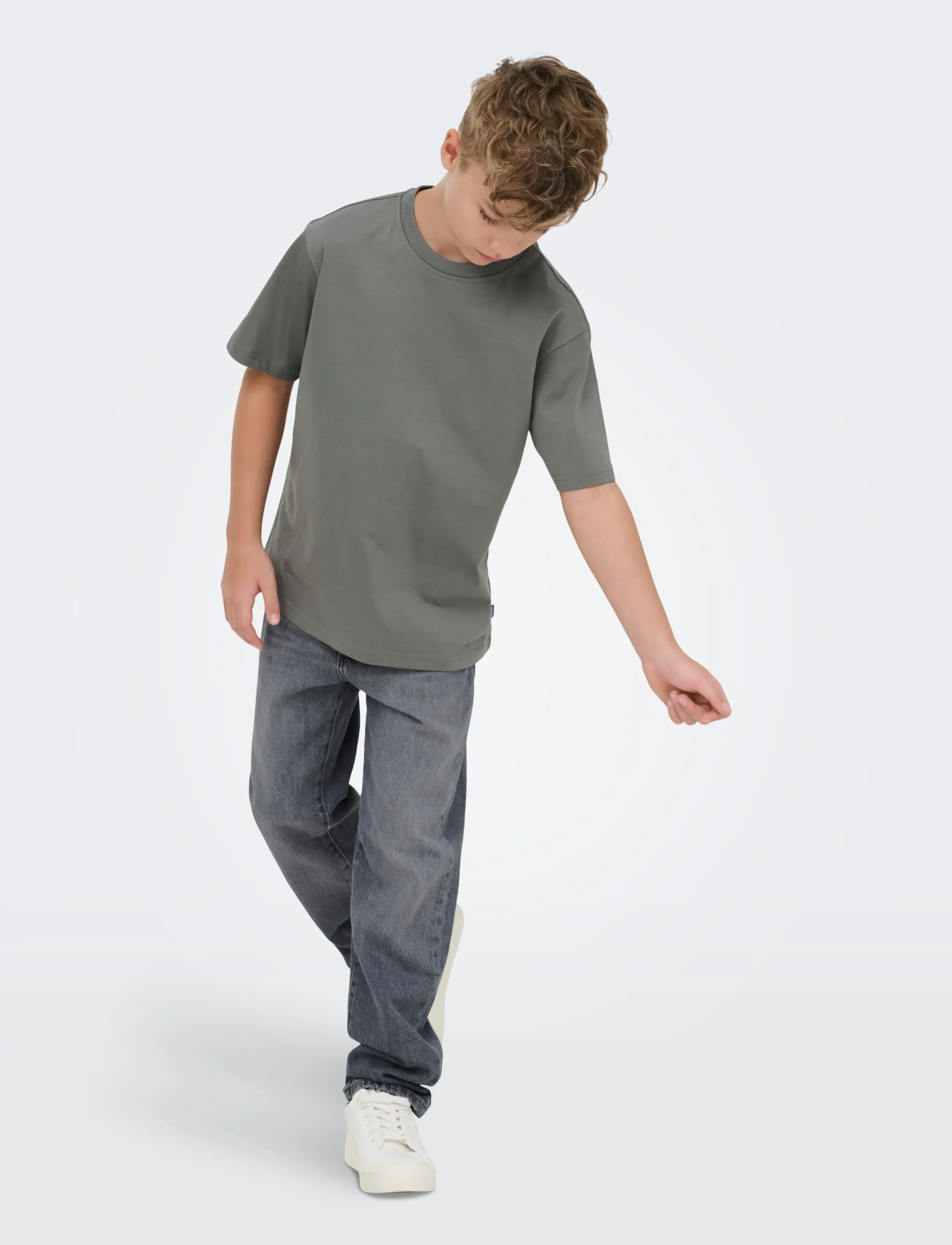 ONLY & SONS - OSJFRED LIFE RLX SS TEE JRS NOOS - lühikeste varrukatega t-särgid - castor gray - 4