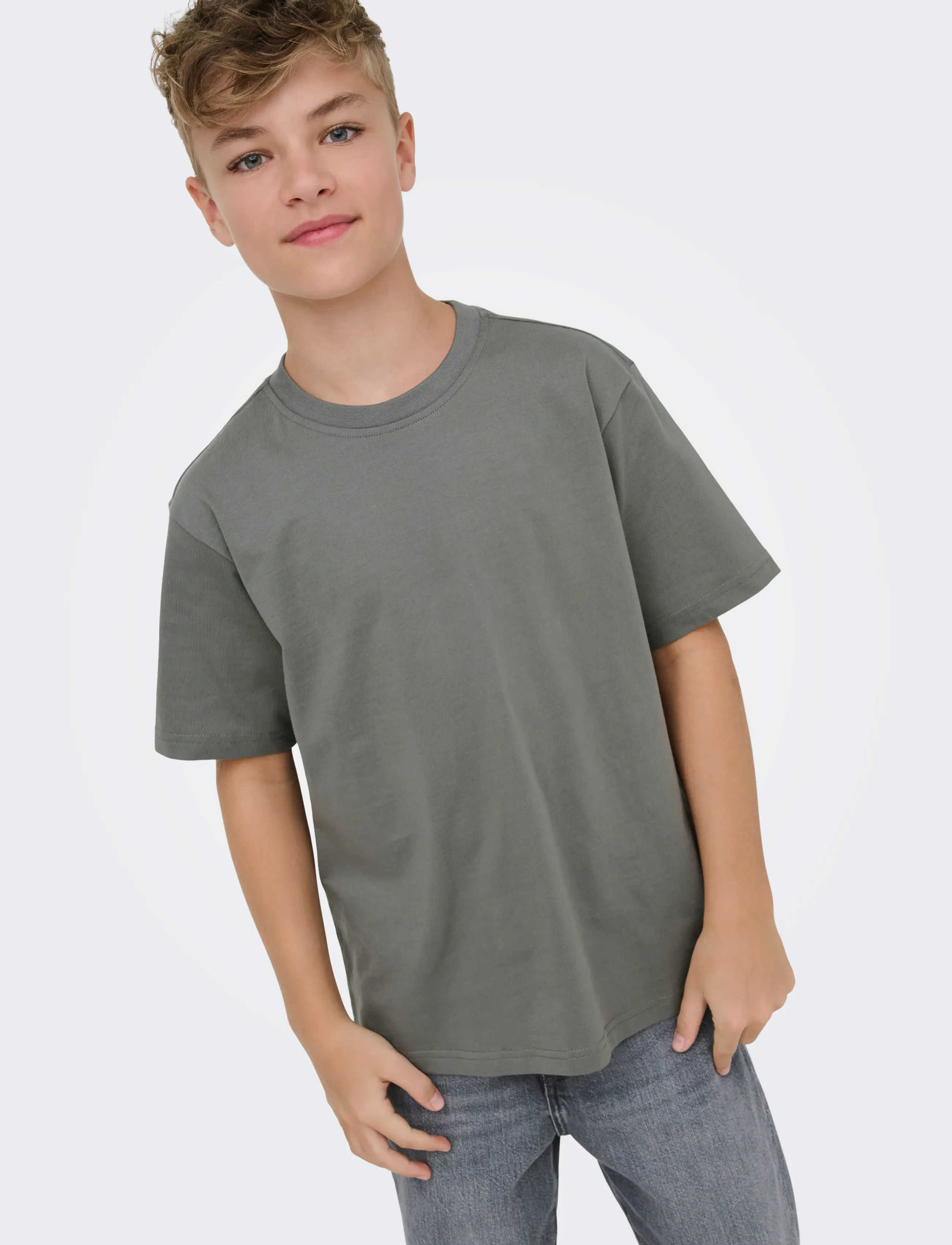 ONLY & SONS - OSJFRED LIFE RLX SS TEE JRS NOOS - lühikeste varrukatega t-särgid - castor gray - 5