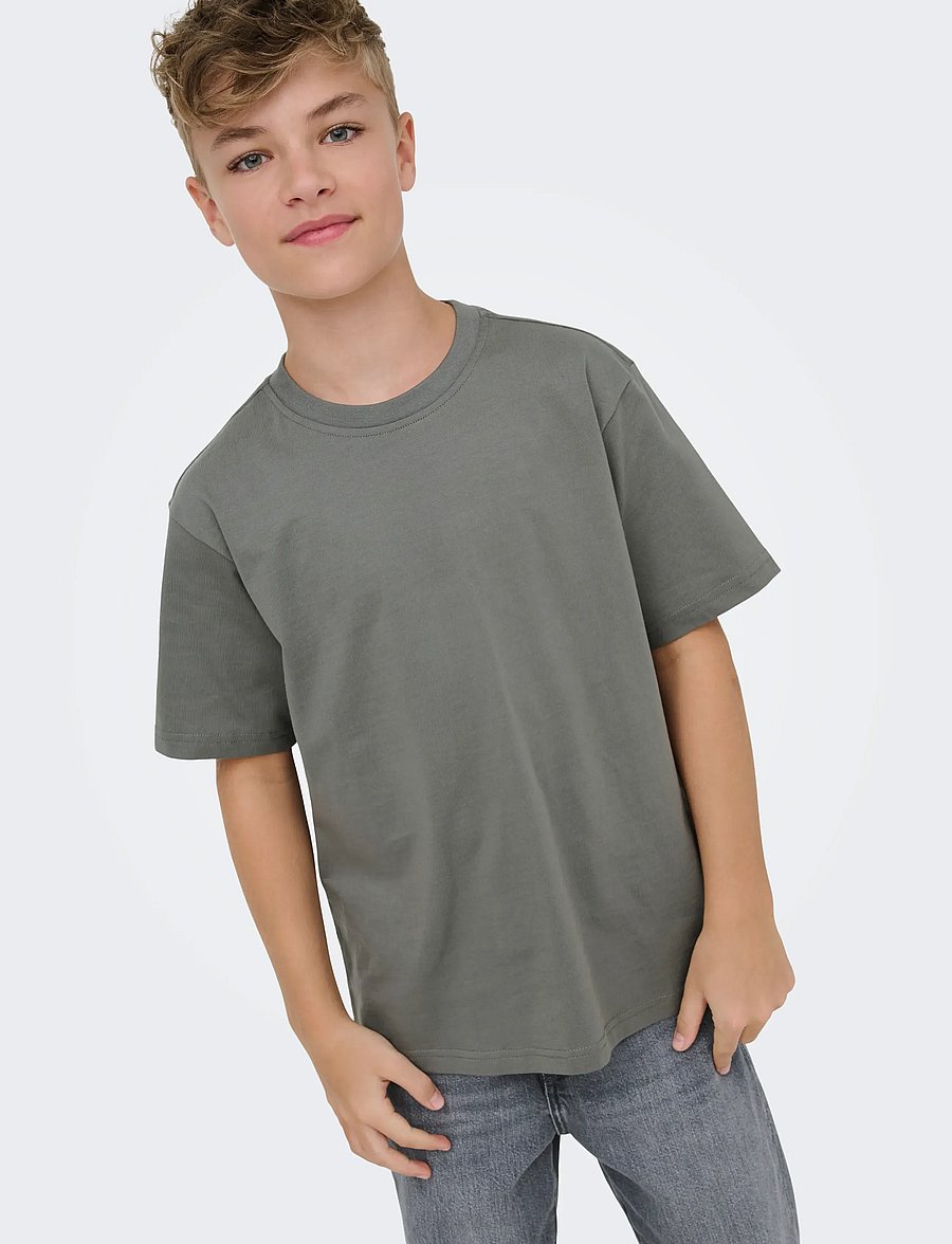 ONLY & SONS - OSJFRED LIFE RLX SS TEE JRS NOOS - kurzärmelige - castor gray - 5