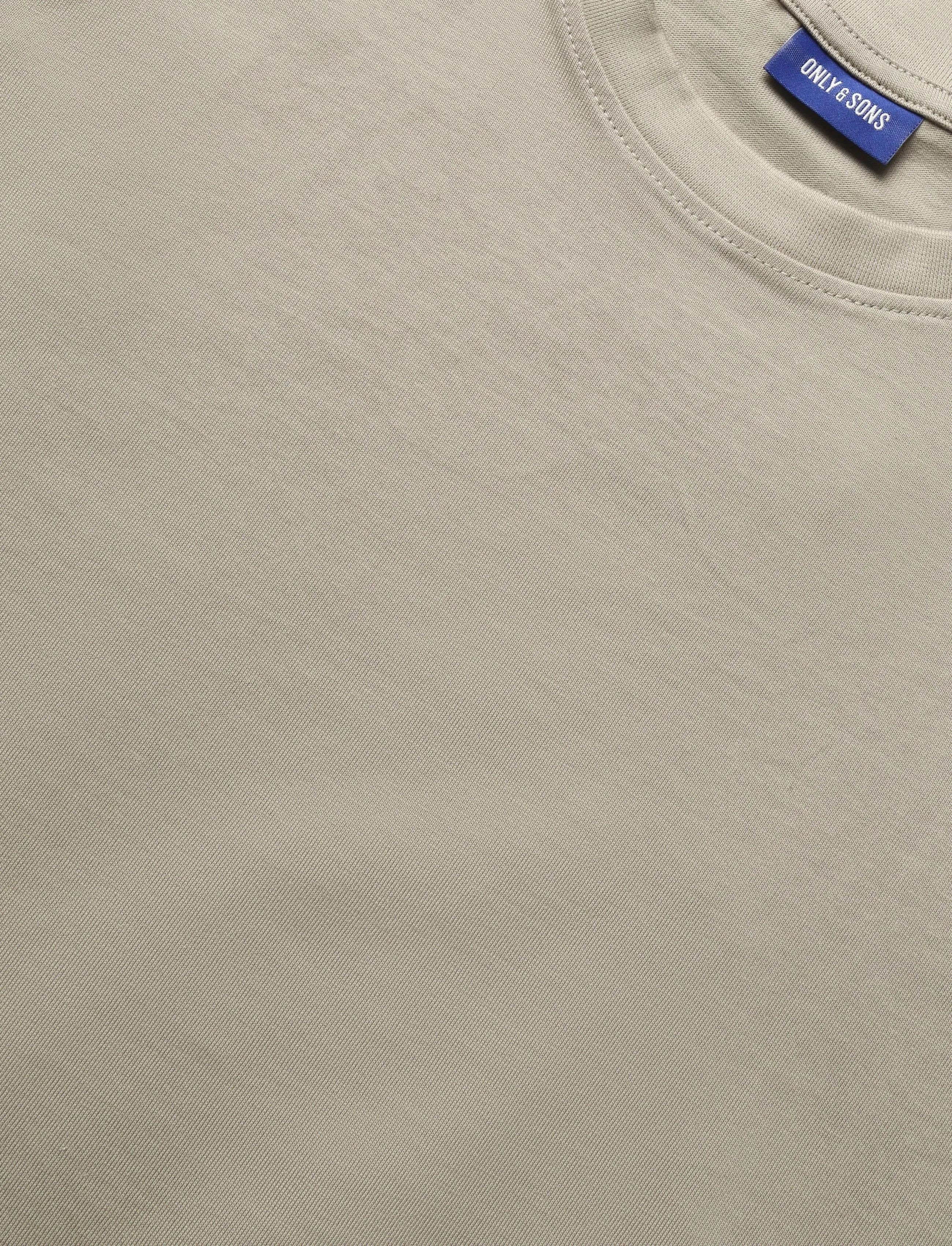 ONLY & SONS - OSJFRED LIFE RLX SS TEE JRS NOOS - kortärmade t-shirts - chinchilla - 2