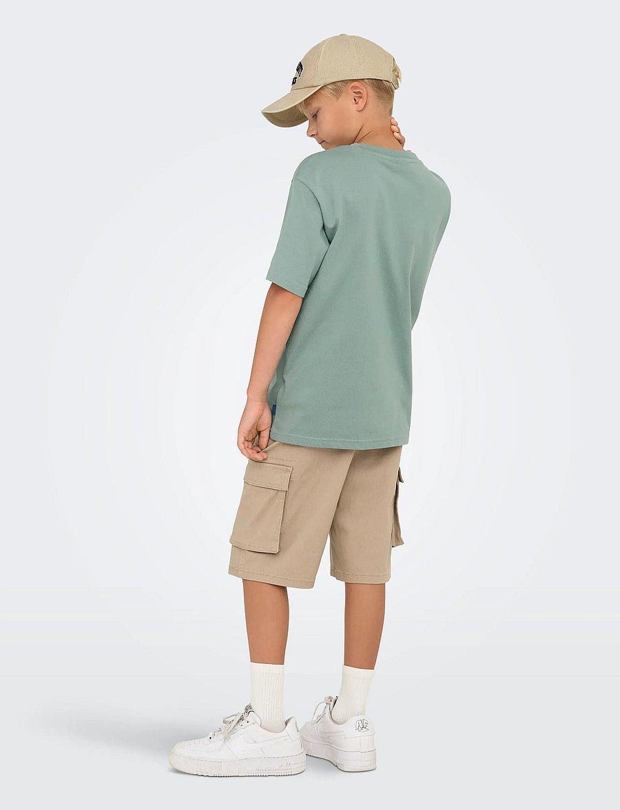 ONLY & SONS - OSJFRED LIFE RLX SS TEE JRS NOOS - kortermede t-skjorter - chinois green - 3