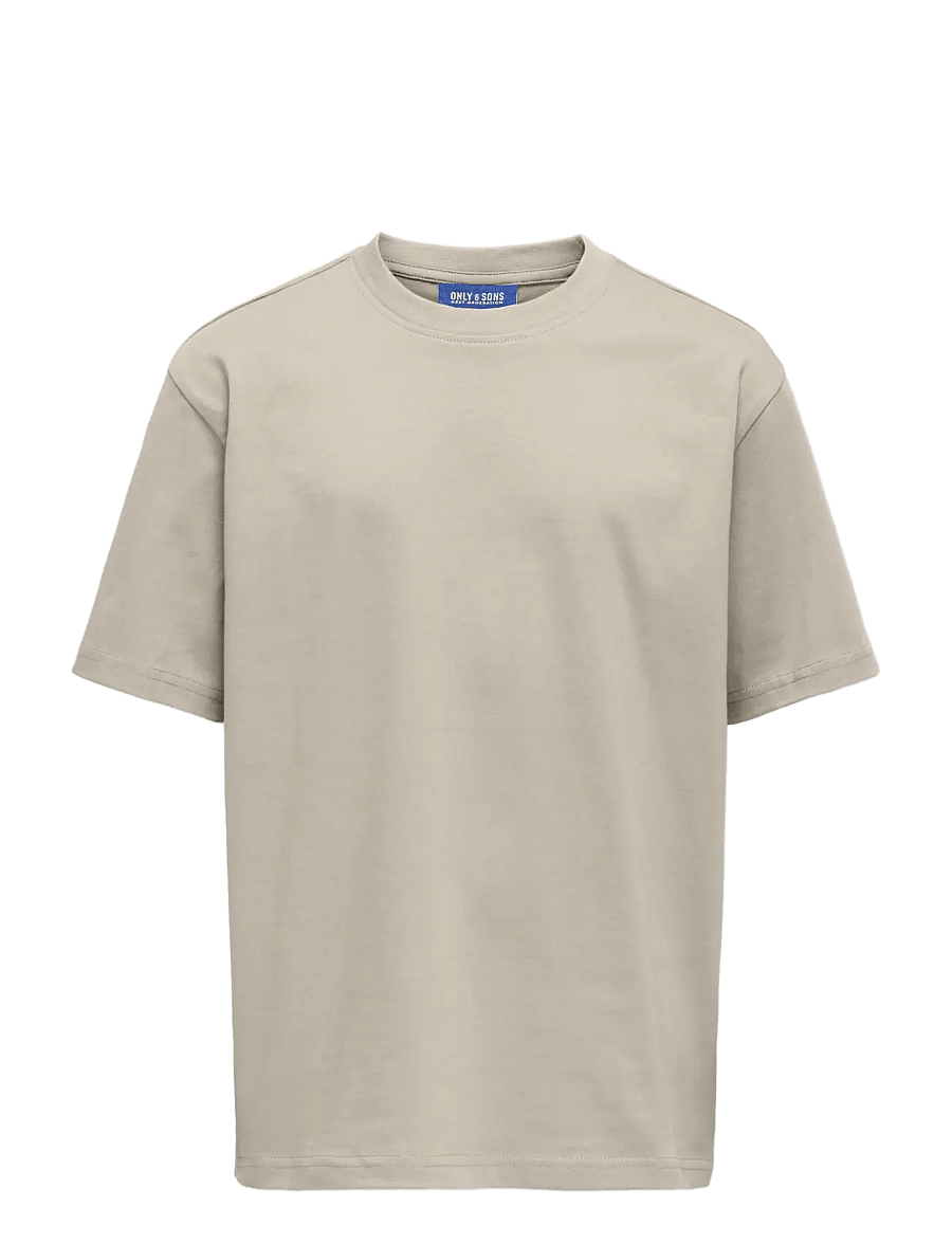 ONLY & SONS - OSJFRED LIFE RLX SS TEE JRS NOOS - kurzärmelige - silver lining - 1