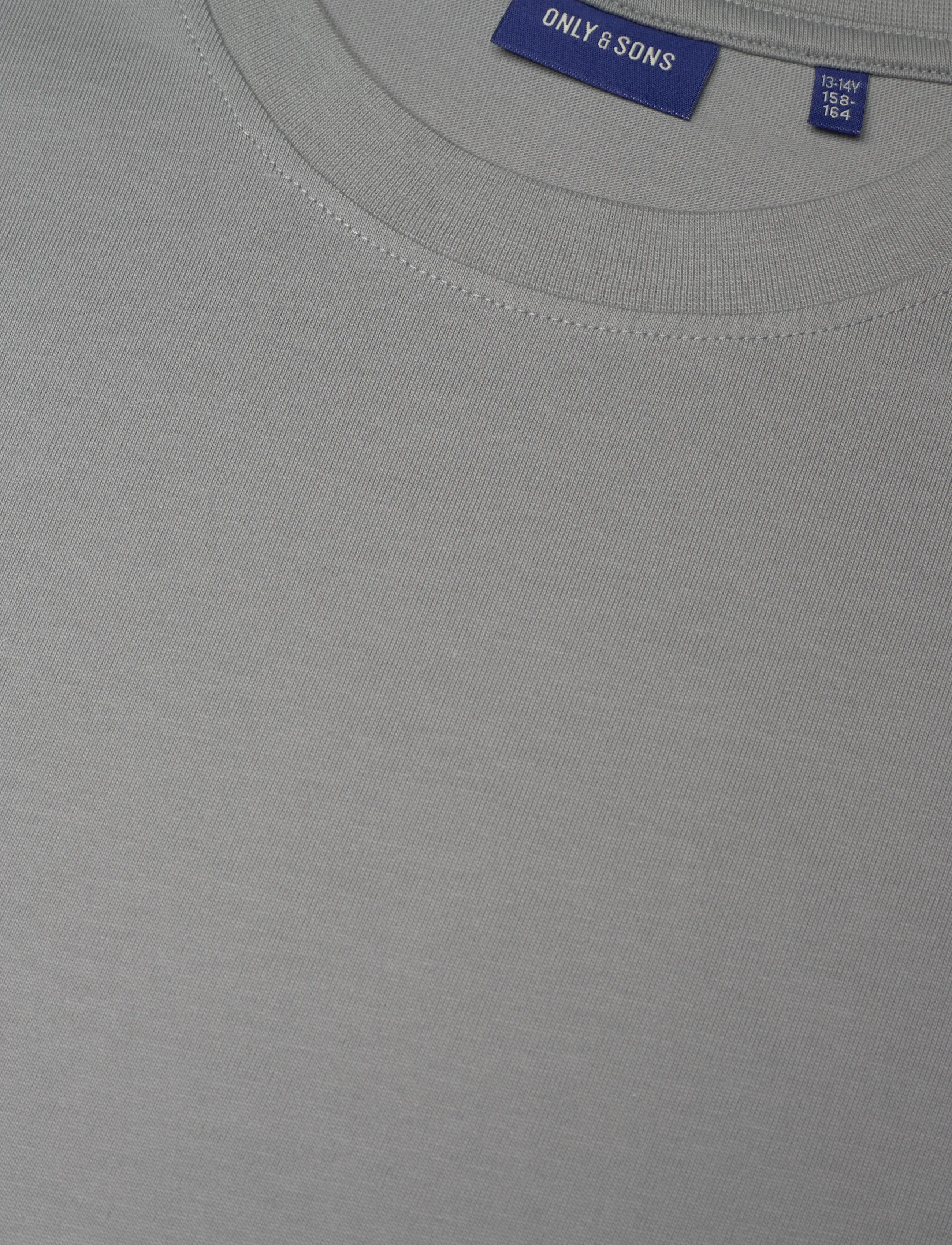 ONLY & SONS - OSJFRED LIFE RLX SS TEE JRS NOOS - kurzärmelige - ultimate grey - 2