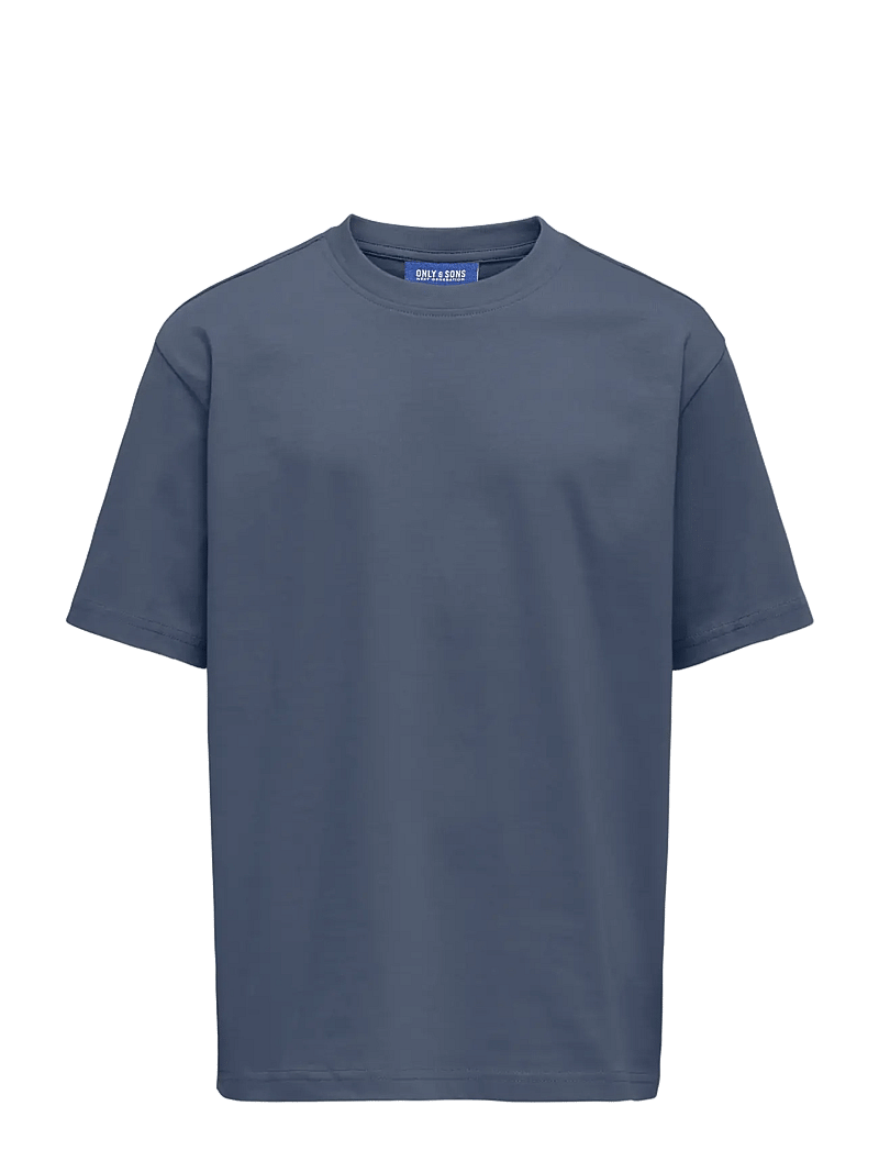 ONLY & SONS - OSJFRED LIFE RLX SS TEE JRS NOOS - kortärmade t-shirts - vintage indigo - 0