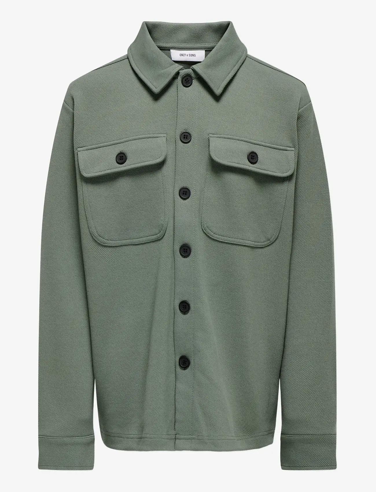 ONLY & SONS - OSJNEW KODYL OVERSHIRT SWEAT SWT NOOS - overshirts - castor gray - 1
