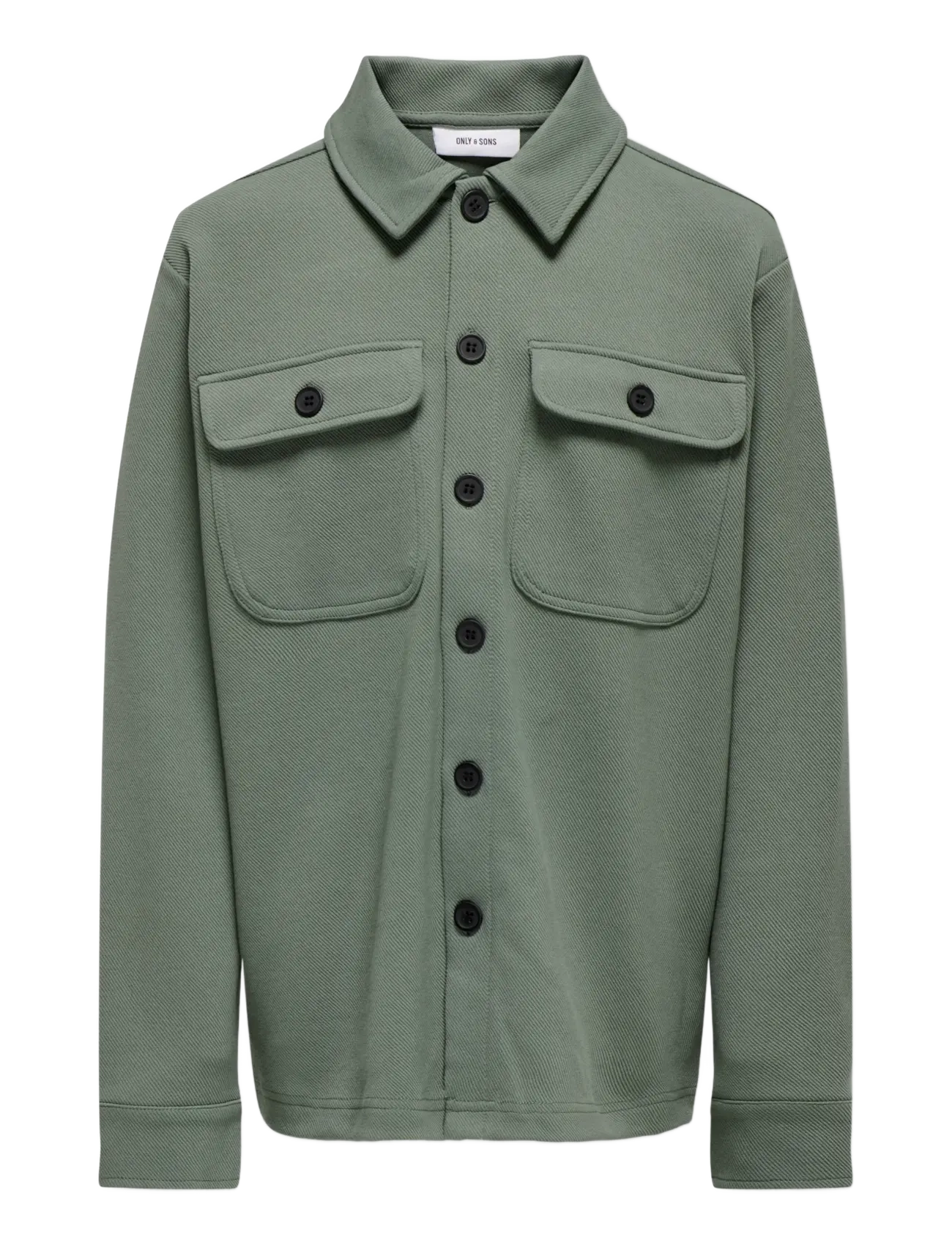 ONLY & SONS OSJNEW KODYL OVERSHIRT SWEAT SWT NOOS - Kläder - CASTOR GRAY / green