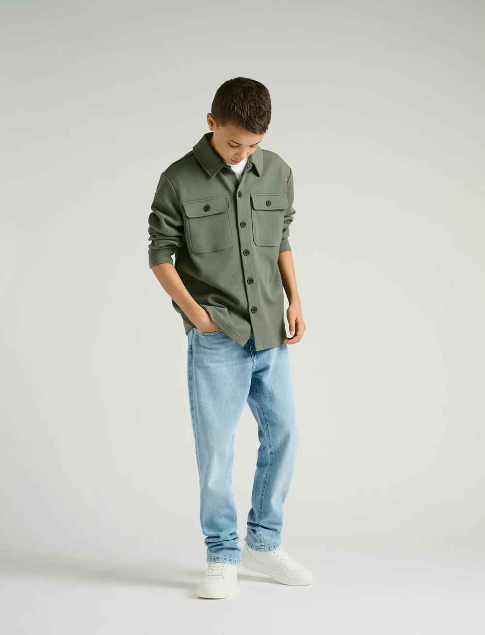 ONLY & SONS - OSJNEW KODYL OVERSHIRT SWEAT SWT NOOS - pealissärgid - castor gray - 0