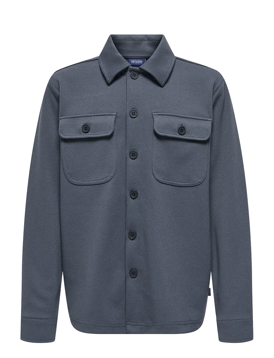 ONLY & SONS - OSJNEW KODYL OVERSHIRT SWEAT SWT NOOS - overshirts - ombre blue - 1