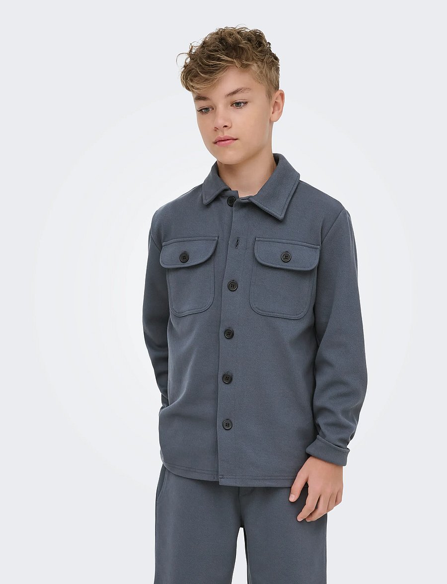 ONLY & SONS - OSJNEW KODYL OVERSHIRT SWEAT SWT NOOS - overshirts - ombre blue - 0