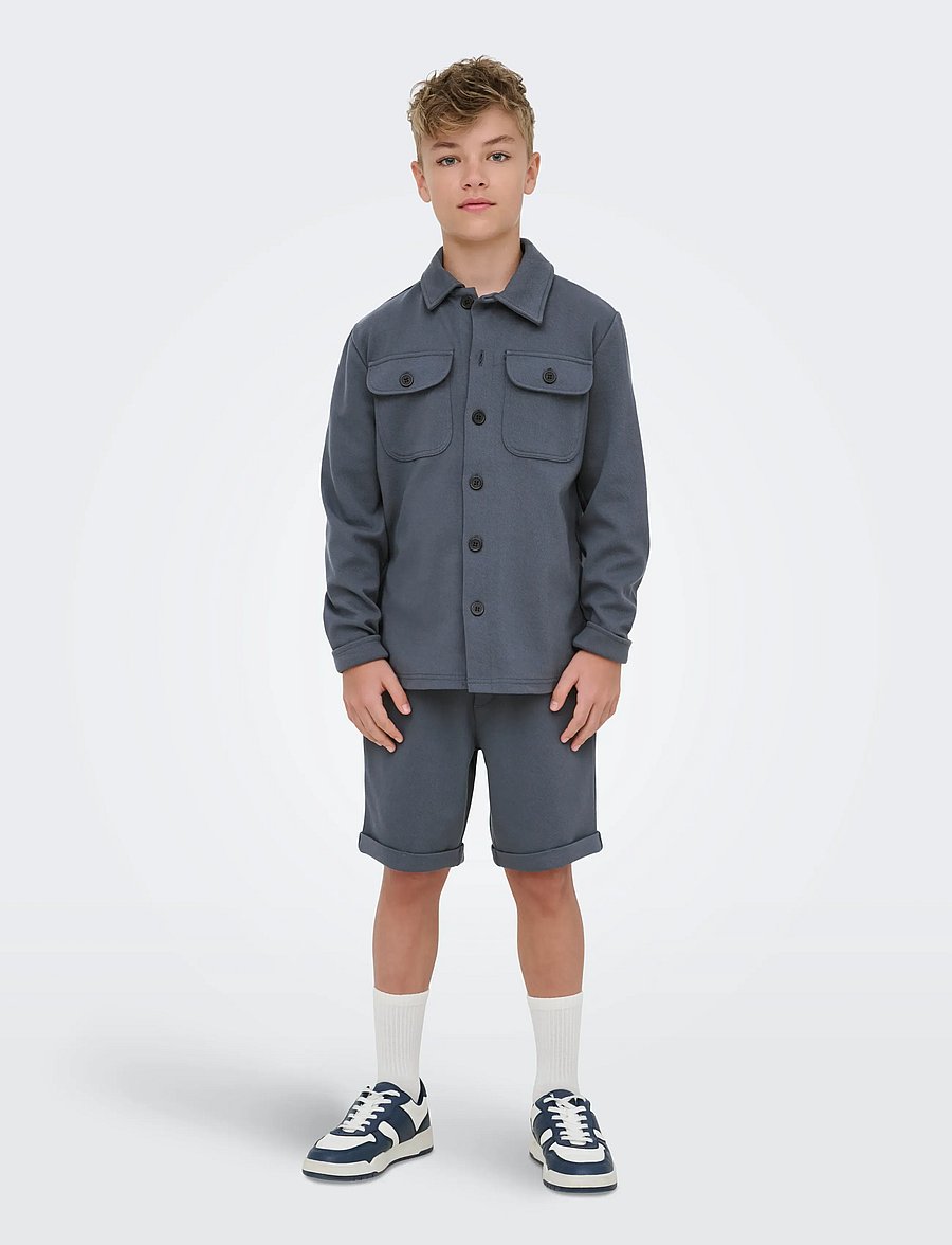 ONLY & SONS - OSJNEW KODYL OVERSHIRT SWEAT SWT NOOS - overshirts - ombre blue - 4