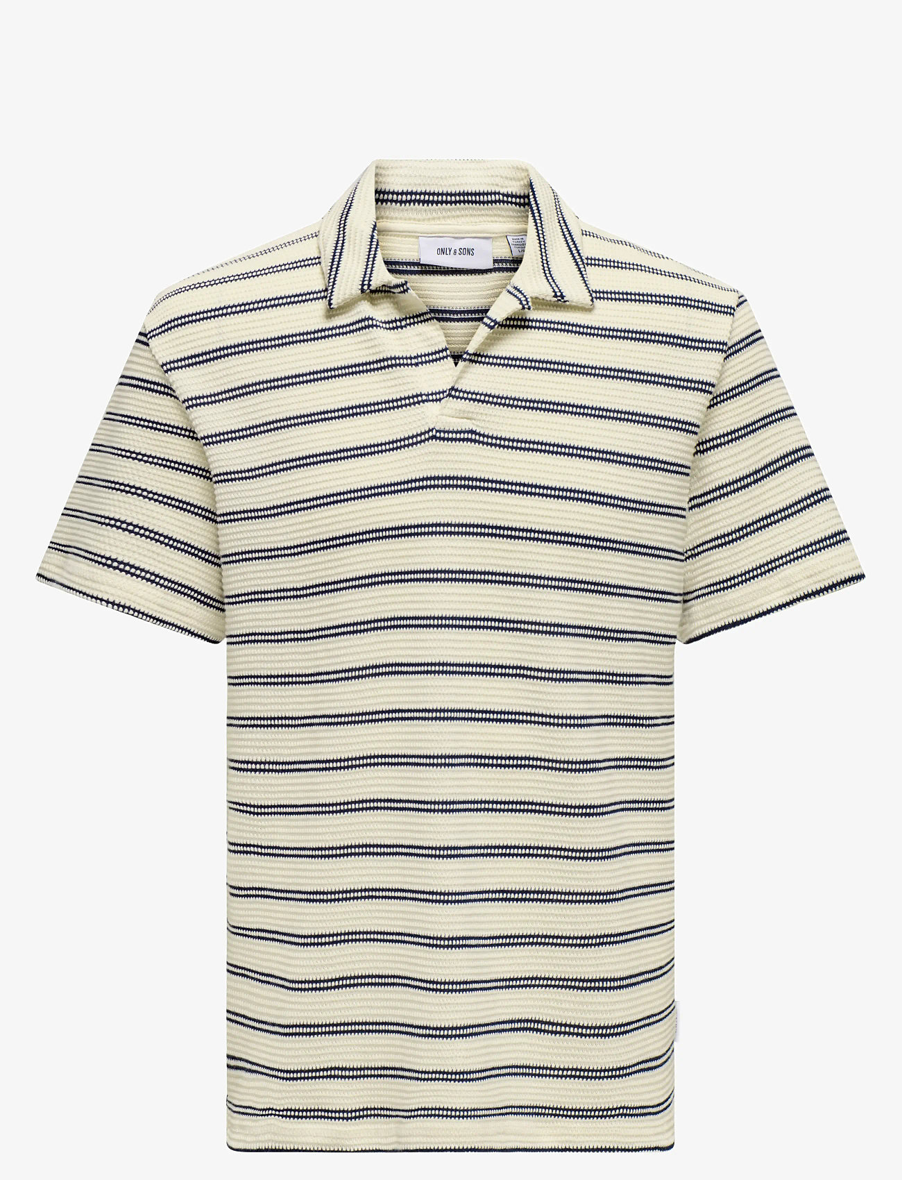 ONLY & SONS - ONSIAN REG STRIPE STRUCT SS RESORT POLO - laveste priser - naval academy - 0
