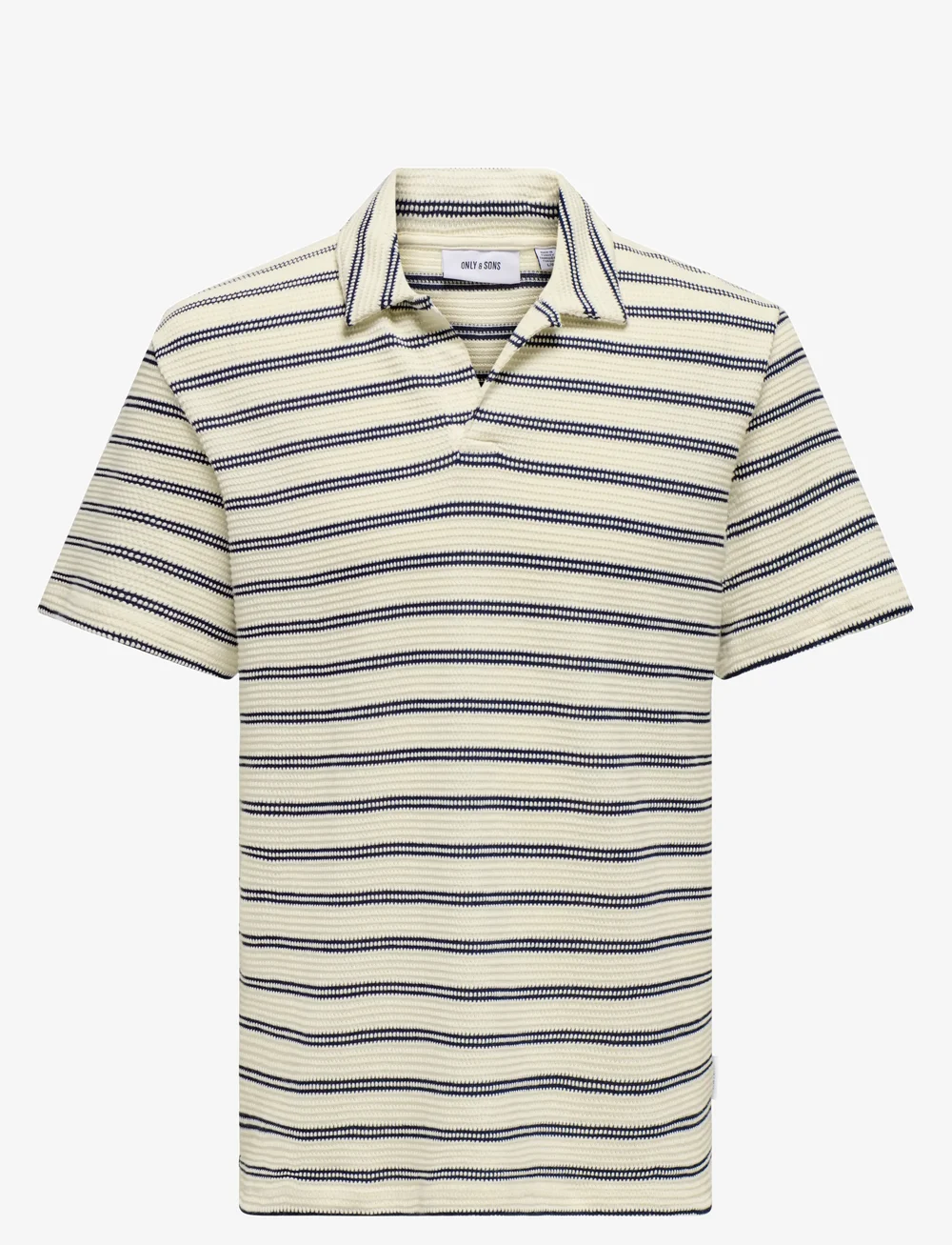 ONLY & SONS - ONSIAN REG STRIPE STRUCT SS RESORT POLO - kortærmede poloer - naval academy - 1