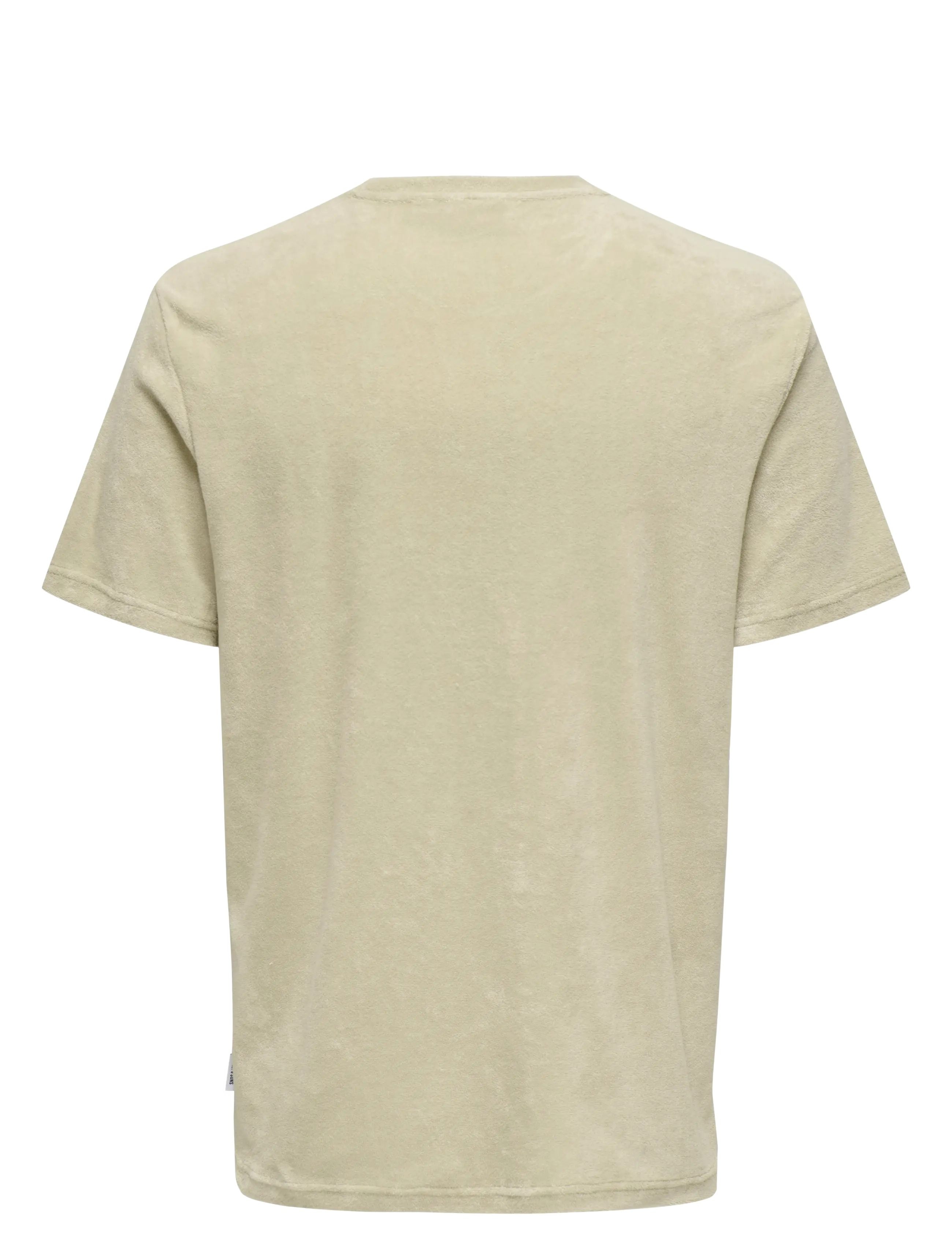 ONLY & SONS - ONSHELLAS REG FROTTE SS TEE - silver lining - 1