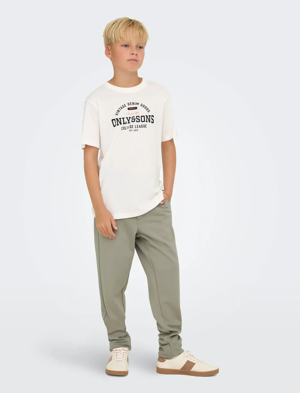 ONLY & SONS - OSJMARK SLIM GW 0209 PANT PNT NOOS - chino püksid - vintage khaki - 5