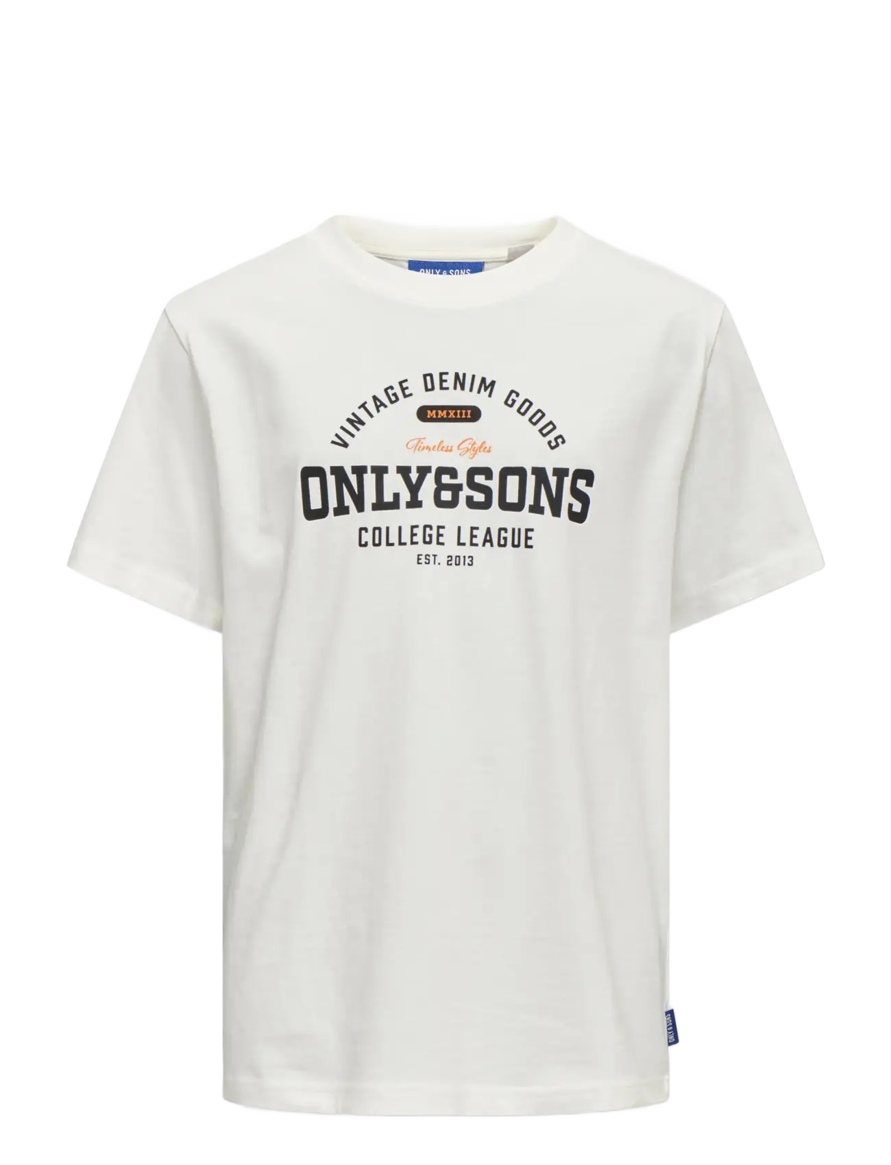 ONLY & SONS OSJLENNY LIFE REG VINTAGE TEE JRS NOOS - Overdele - CLOUD DANCER / white