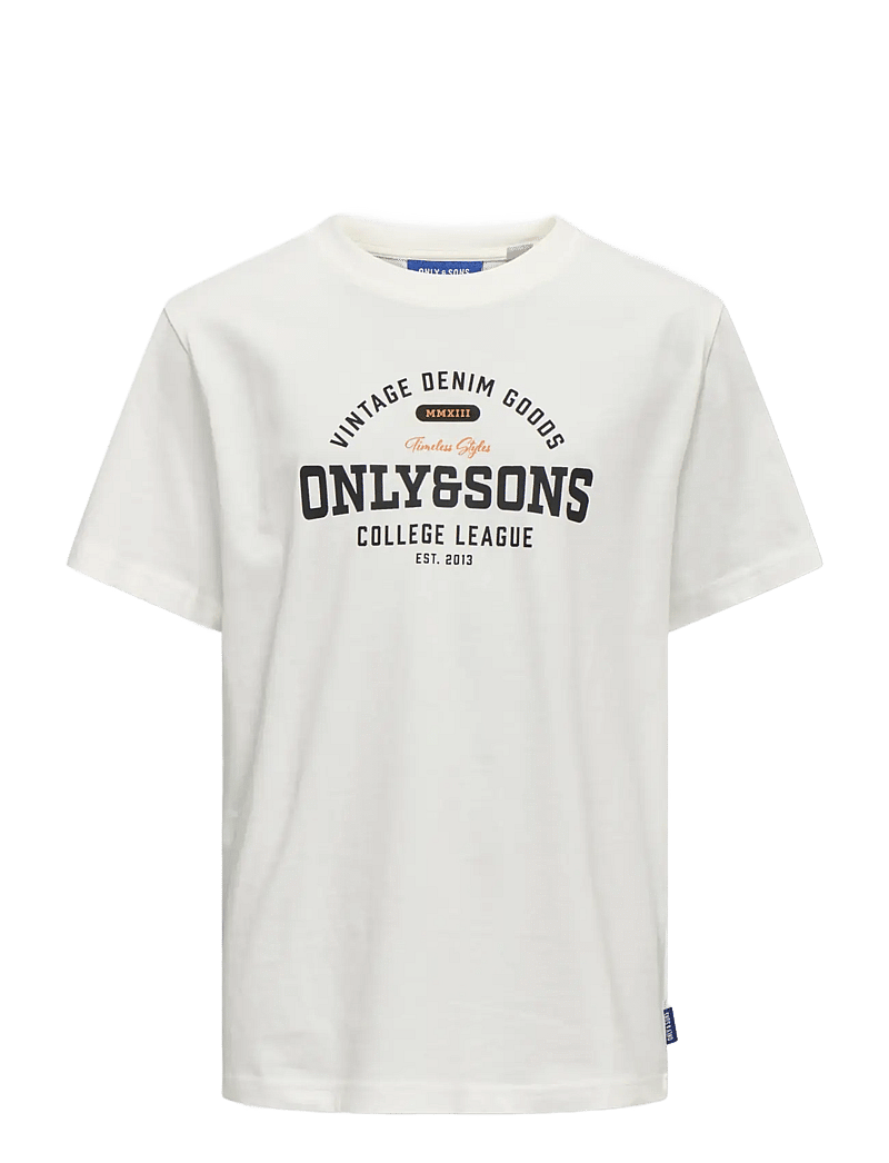 ONLY & SONS - OSJLENNY LIFE REG VINTAGE TEE JRS NOOS - kurzärmelige - cloud dancer - 1