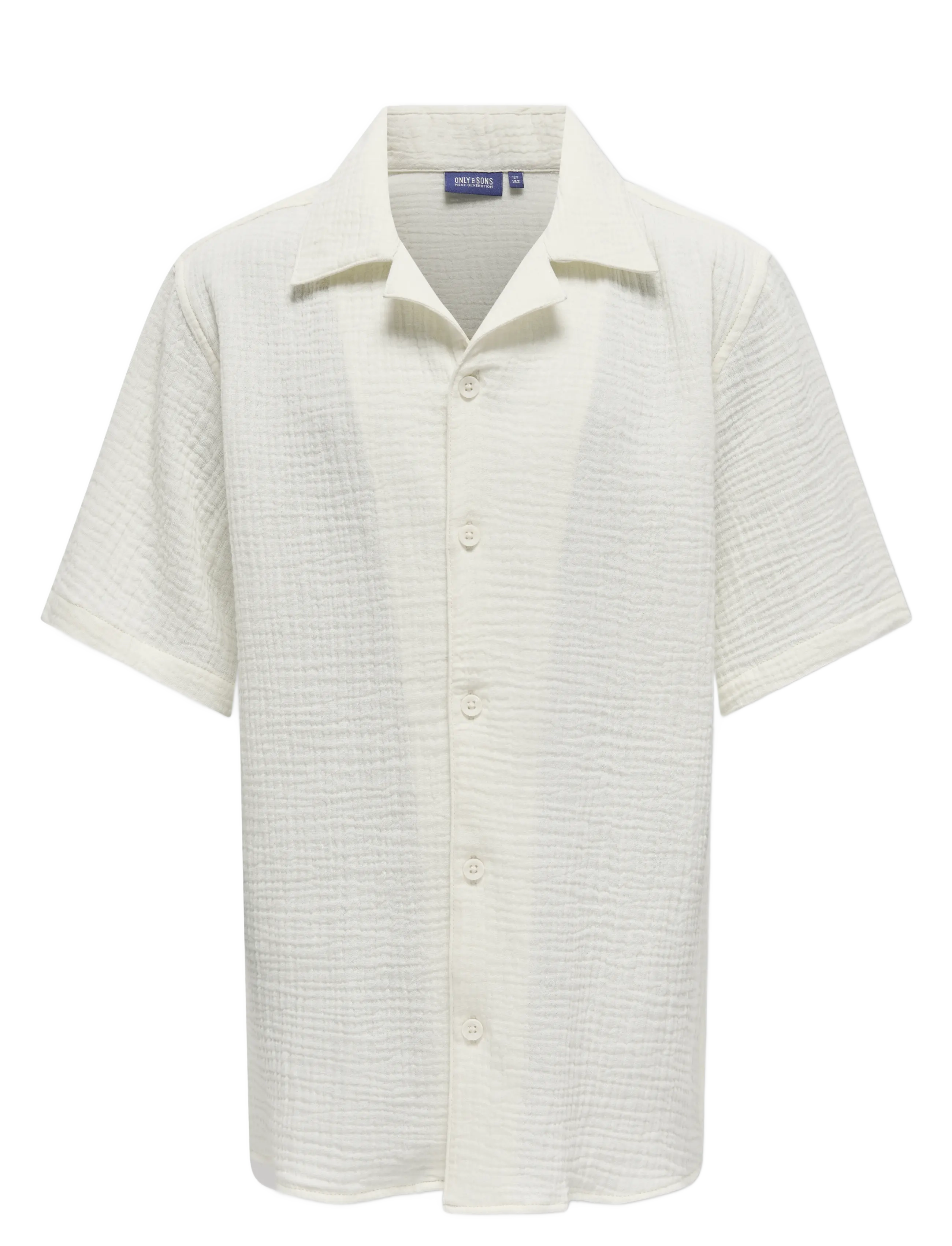 ONLY & SONS OSJKYLE 0158 SS SHIRT WVN - Skjorter - EGRET / white
