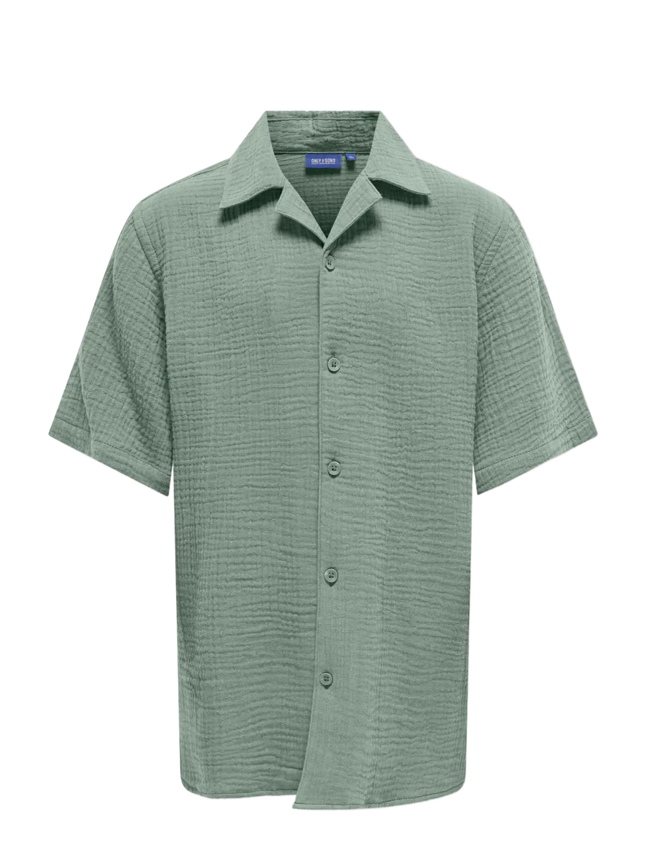 ONLY & SONS - OSJKYLE 0158 SS SHIRT WVN - kortärmade skjortor - sea spray - 0