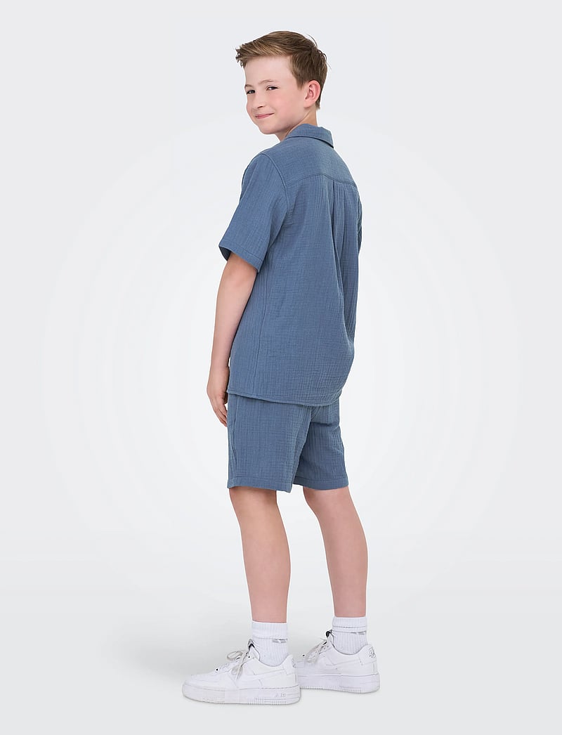 ONLY & SONS - OSJKYLE 0158 SS SHIRT WVN - kortærmede skjorter - vintage indigo - 3